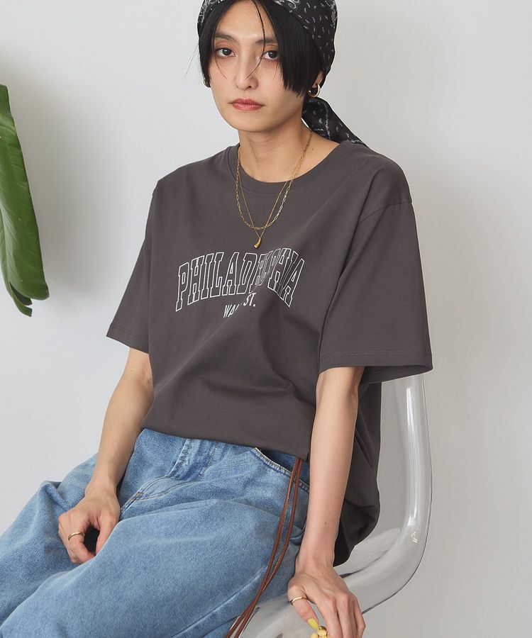 AMERICAN HOLIC「【マルチ機能】カレッジロゴTシャツ」|Tシャツ・カットソー|