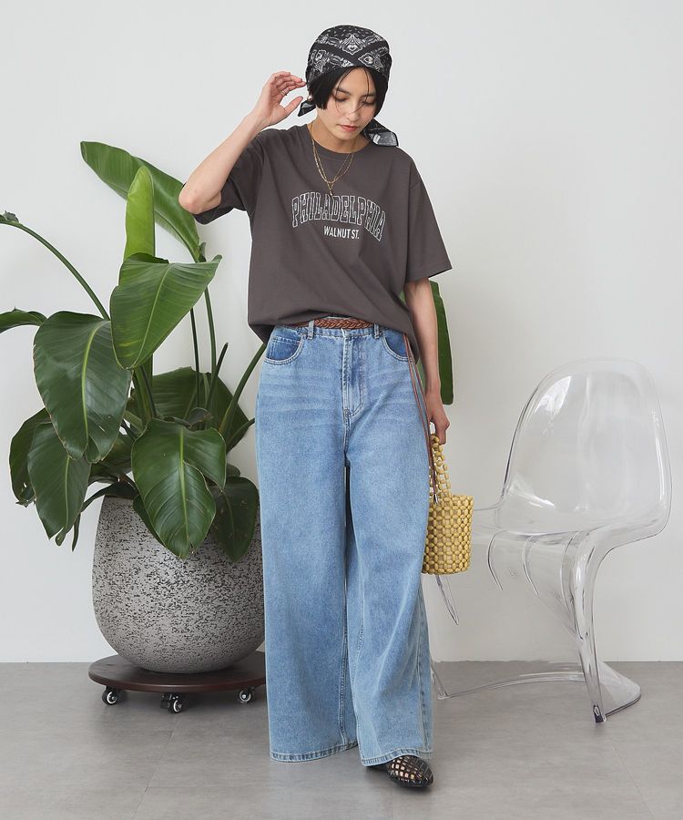 AMERICAN HOLIC「【マルチ機能】カレッジロゴTシャツ」|Tシャツ・カットソー|