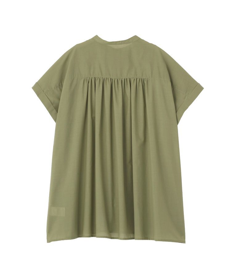 AMERICAN HOLIC「【WEB限定】イージーケア+接触冷感 フレンチスリーブギャザーシャツ」|シャツ・ブラウス|