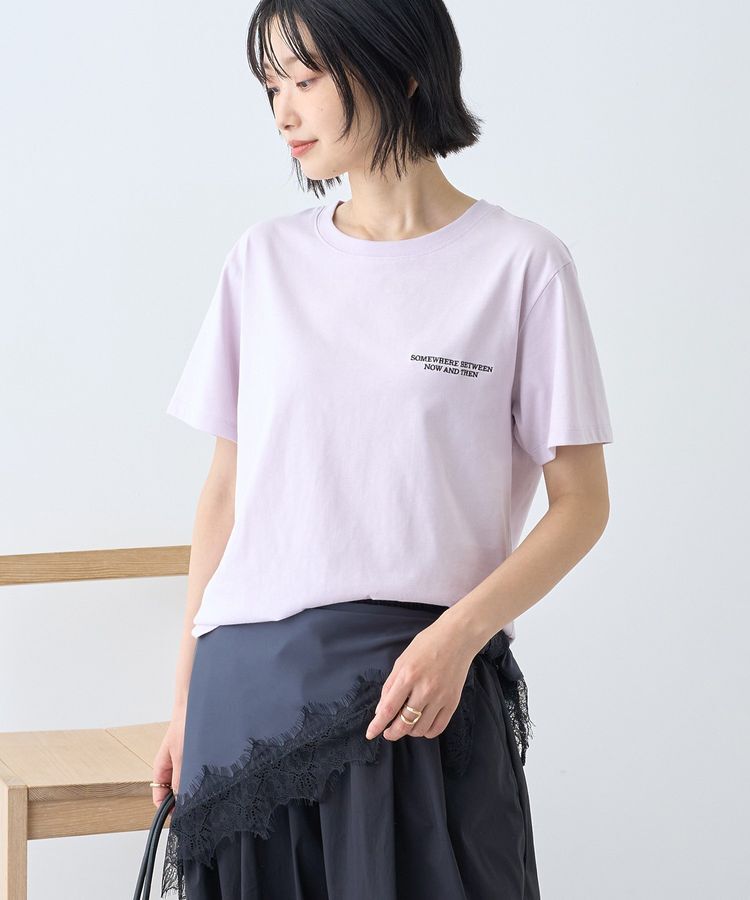AMERICAN HOLIC「フォト&レタリングプリントTシャツ」|Tシャツ・カットソー|Lavender