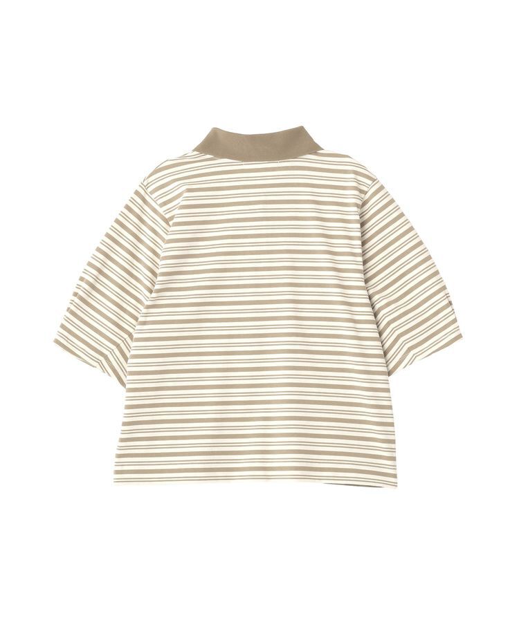 AMERICAN HOLIC「【UVカット・接触冷感】ボーダーポロシャツ」|Tシャツ・カットソー|