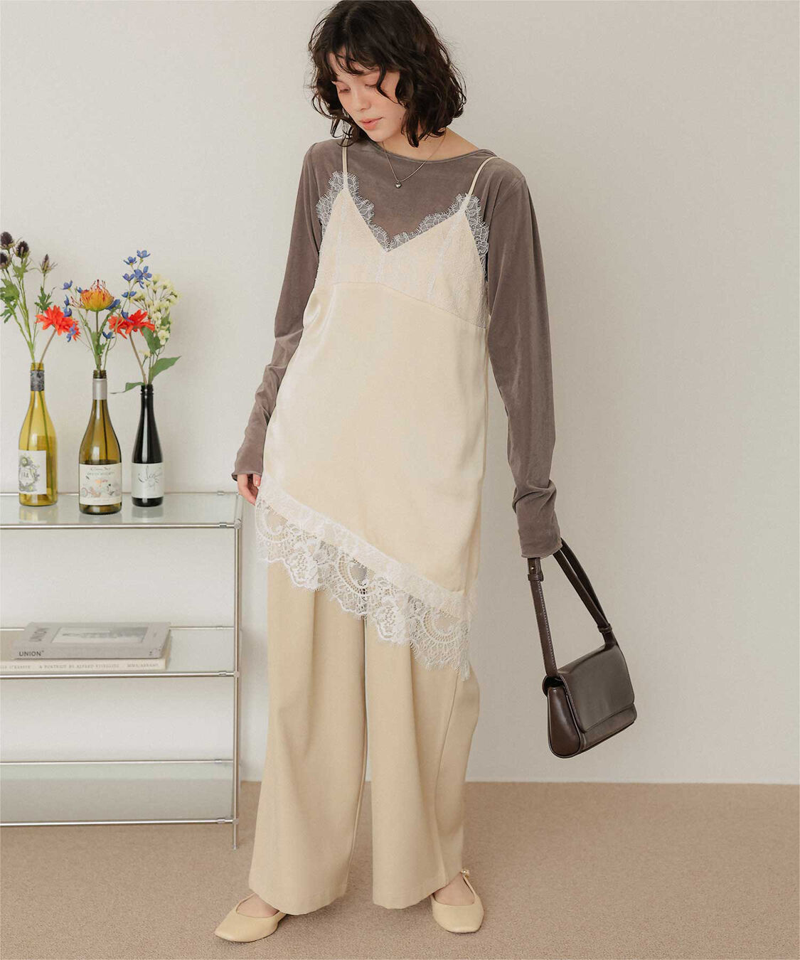 titivate「シアーベロアロングTシャツ」|Tシャツ・カットソー|