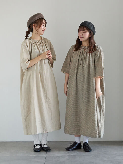 Samansa Mos2「【SA刺繍】スモックワンピース」|ワンピース|