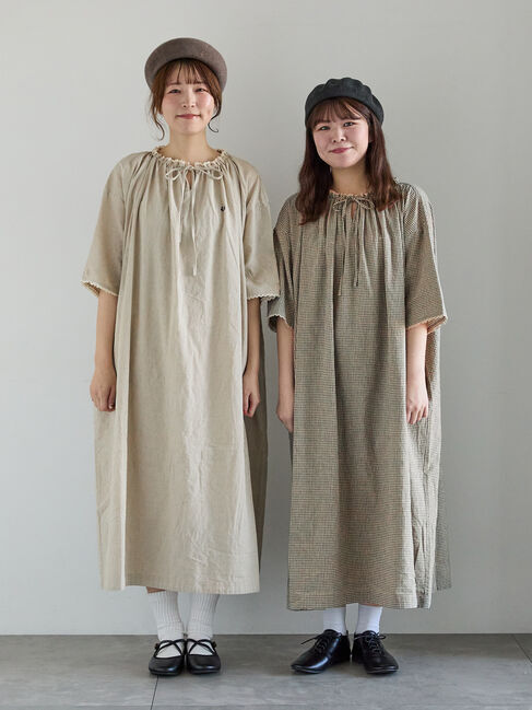 Samansa Mos2「【SA刺繍】スモックワンピース」|ワンピース|