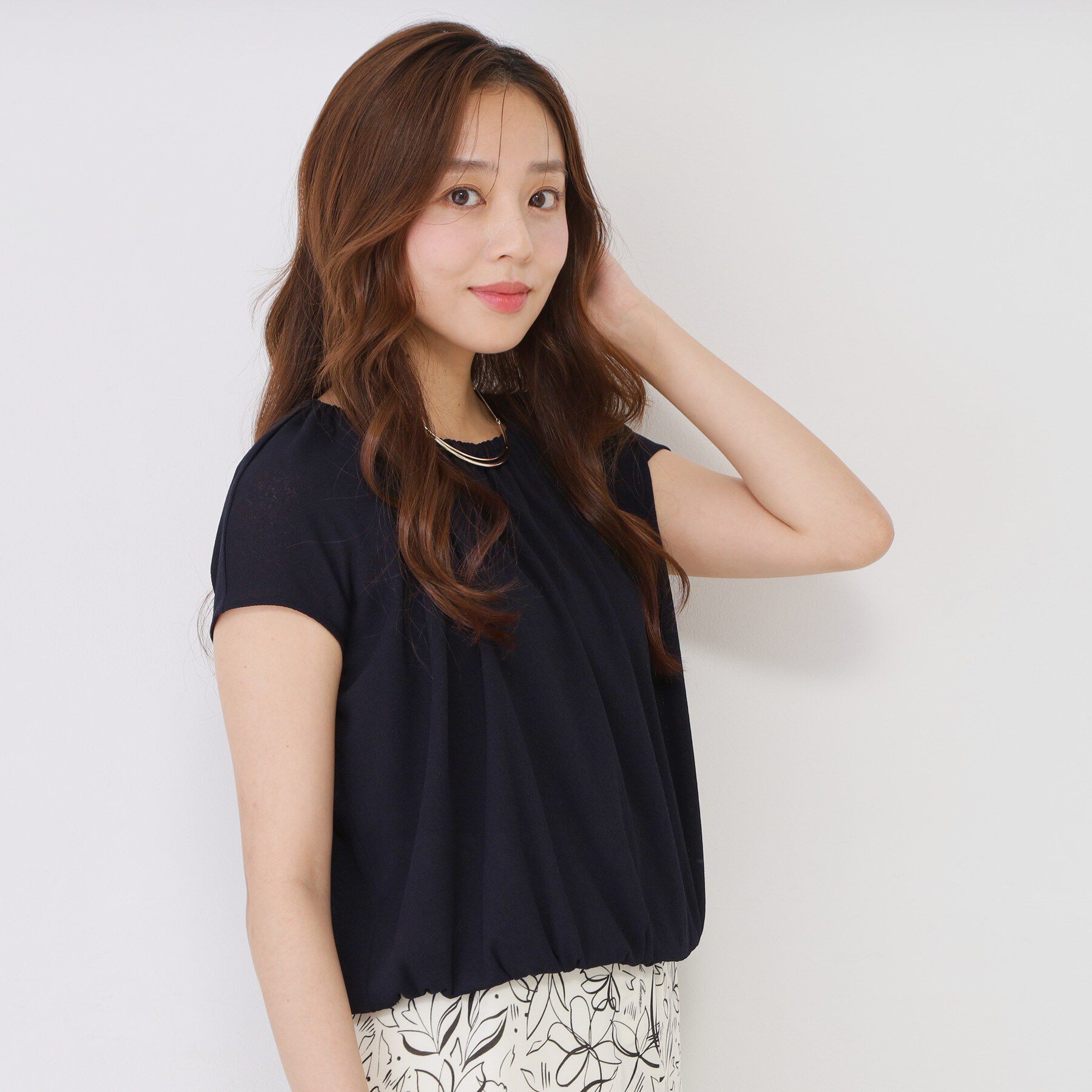 COUP DE CHANCE「【手洗い可／日本製】フレンチスリーブトップス」|Tシャツ・カットソー|