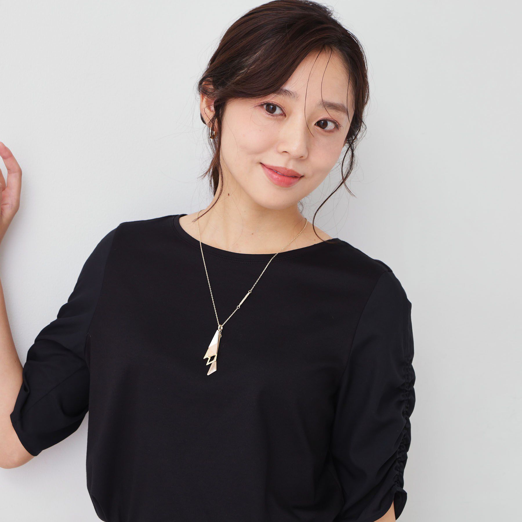 COUP DE CHANCE「【長さ調整可能】トライアングルロングネックレス」|ネックレス|