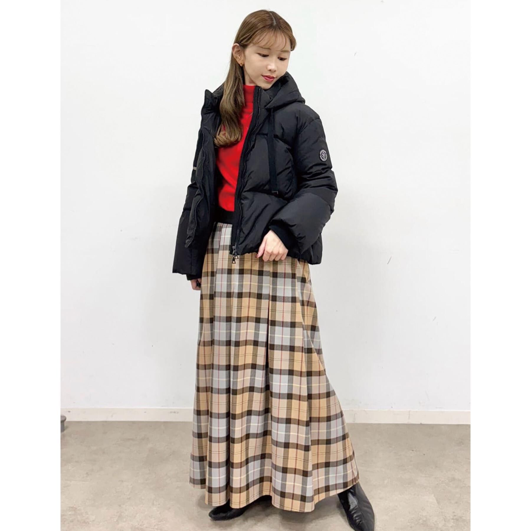 DRESSTERIOR「◆チェックタックソフトプリーツスカート」|スカート|