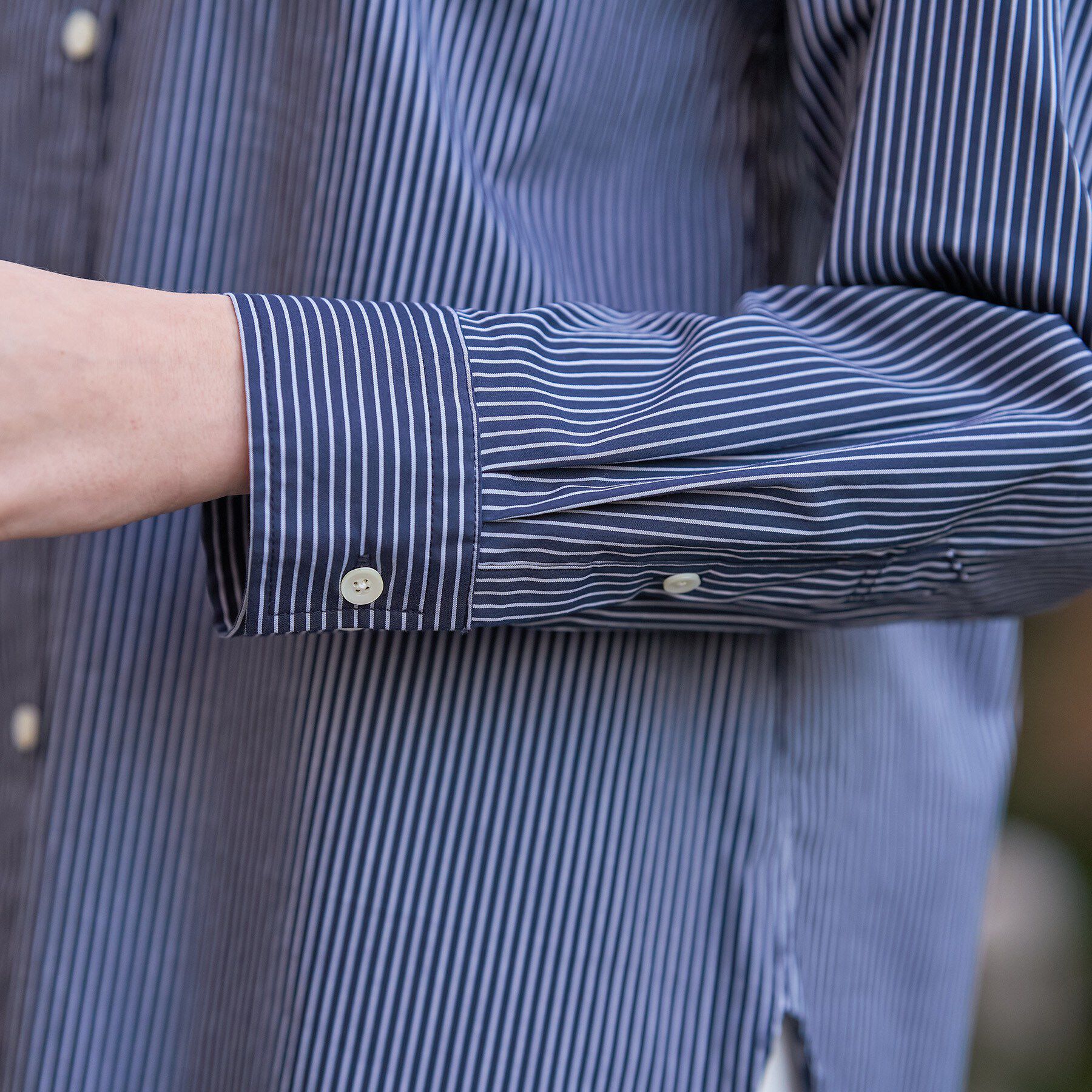 DRESSTERIOR「【通勤/着映え/ウォッシャブル】オーバーシルエット クレリックシャツ」|シャツ・ブラウス|