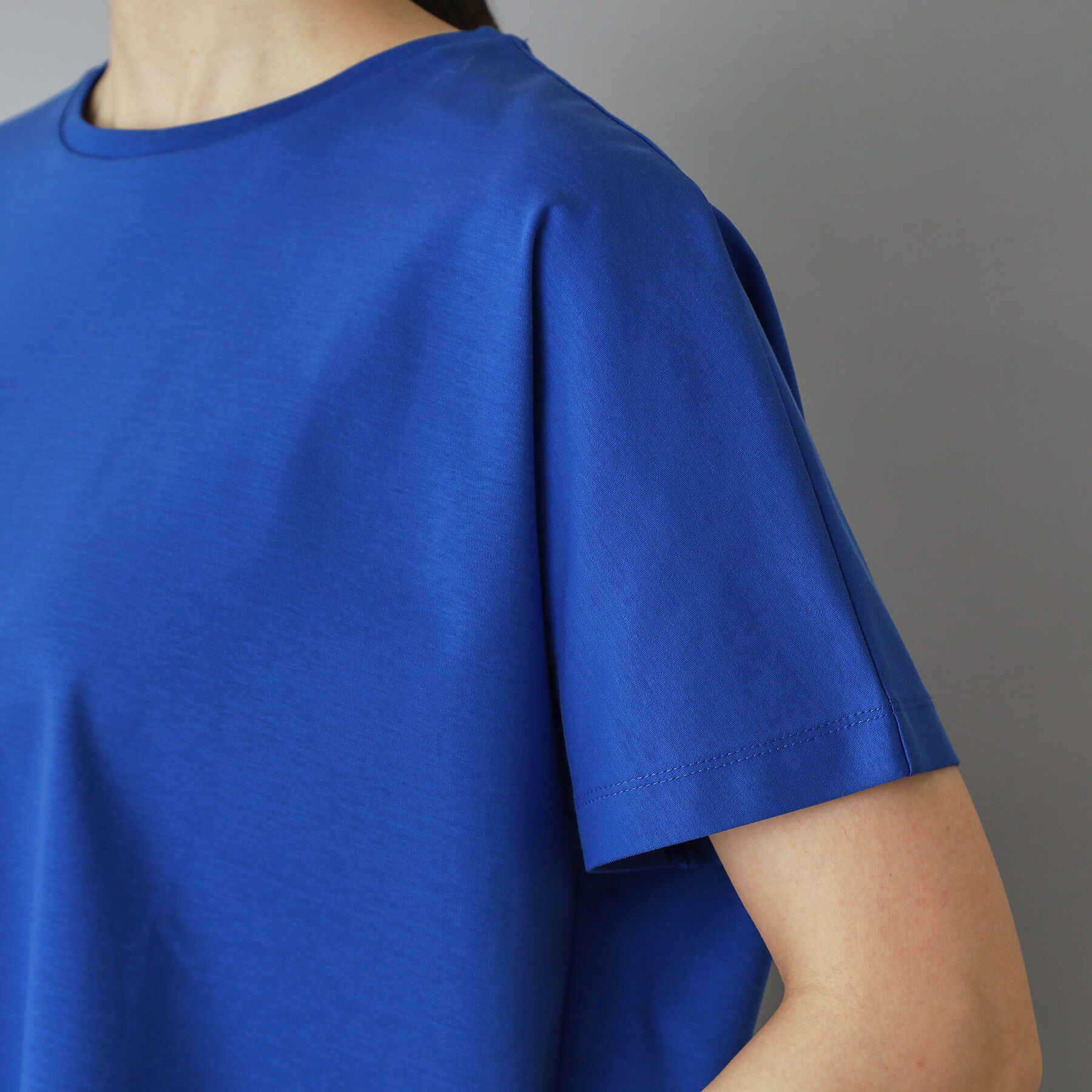DRESSTERIOR「【接触冷感／抗菌防臭／消臭】アイスクリアコットンドルマンTシャツ」|Tシャツ・カットソー|