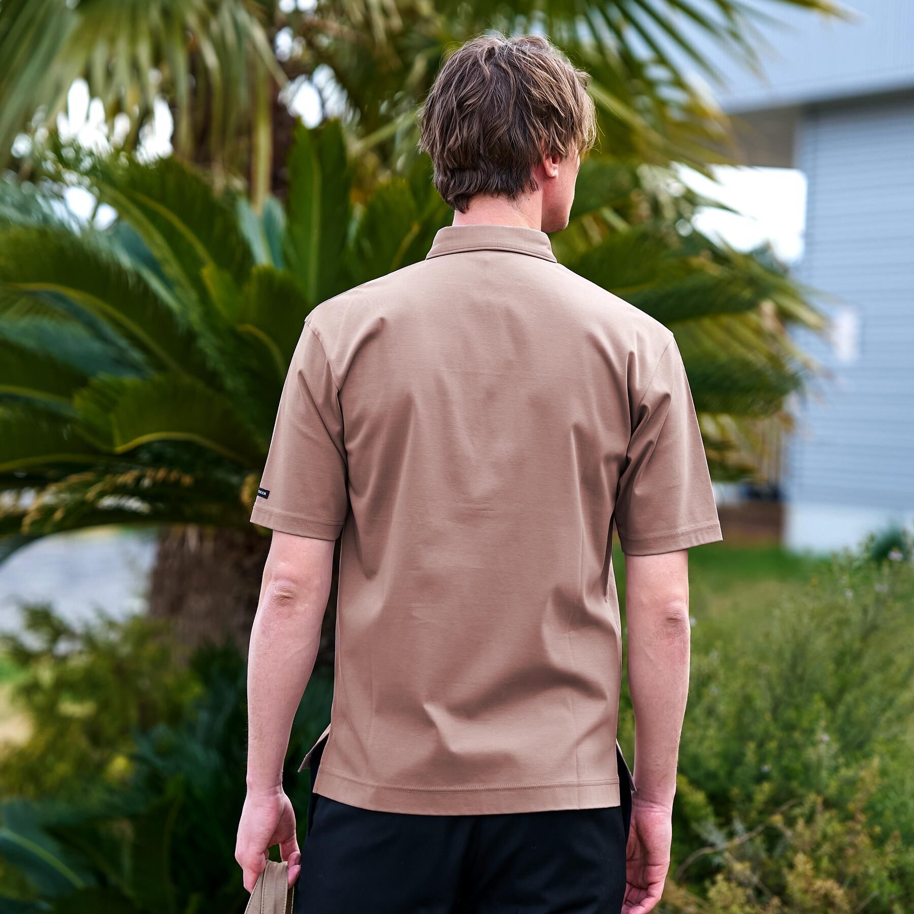 DRESSTERIOR「【接触冷感/抗菌防臭/消臭/Safari5月号掲載】ICE CLEAR COTTON オーバーフィッ」|ポロシャツ|