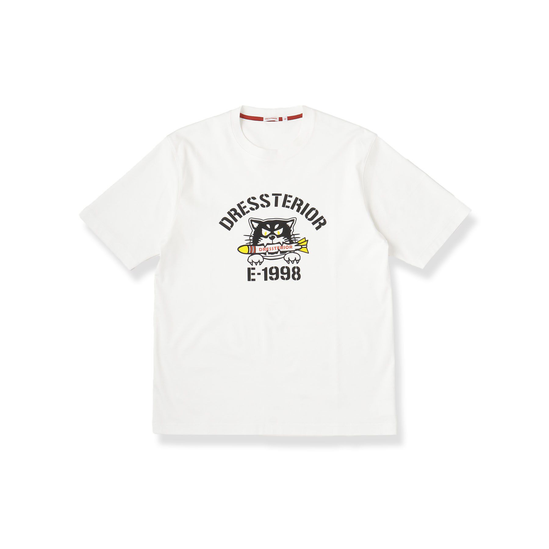 DRESSTERIOR「【接触冷感／抗菌防臭／消臭】ICE CLEAR COTTON ミサイルキャットTシャツ」|Tシャツ・カットソー|