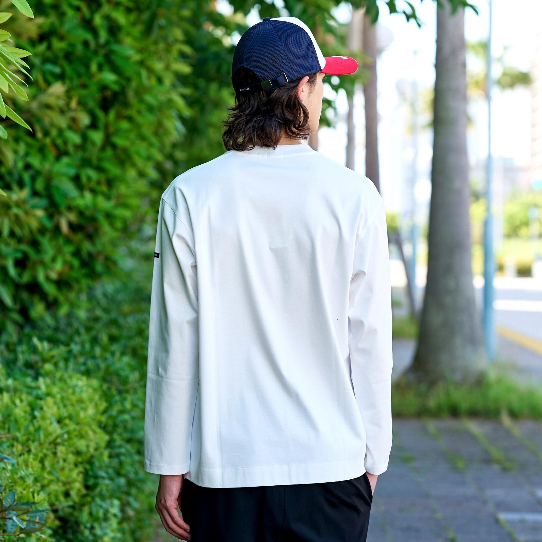 DRESSTERIOR「【接触冷感／抗菌防臭／消臭】ICE CLEAR COTTON クルーネックロンT」|Tシャツ・カットソー|