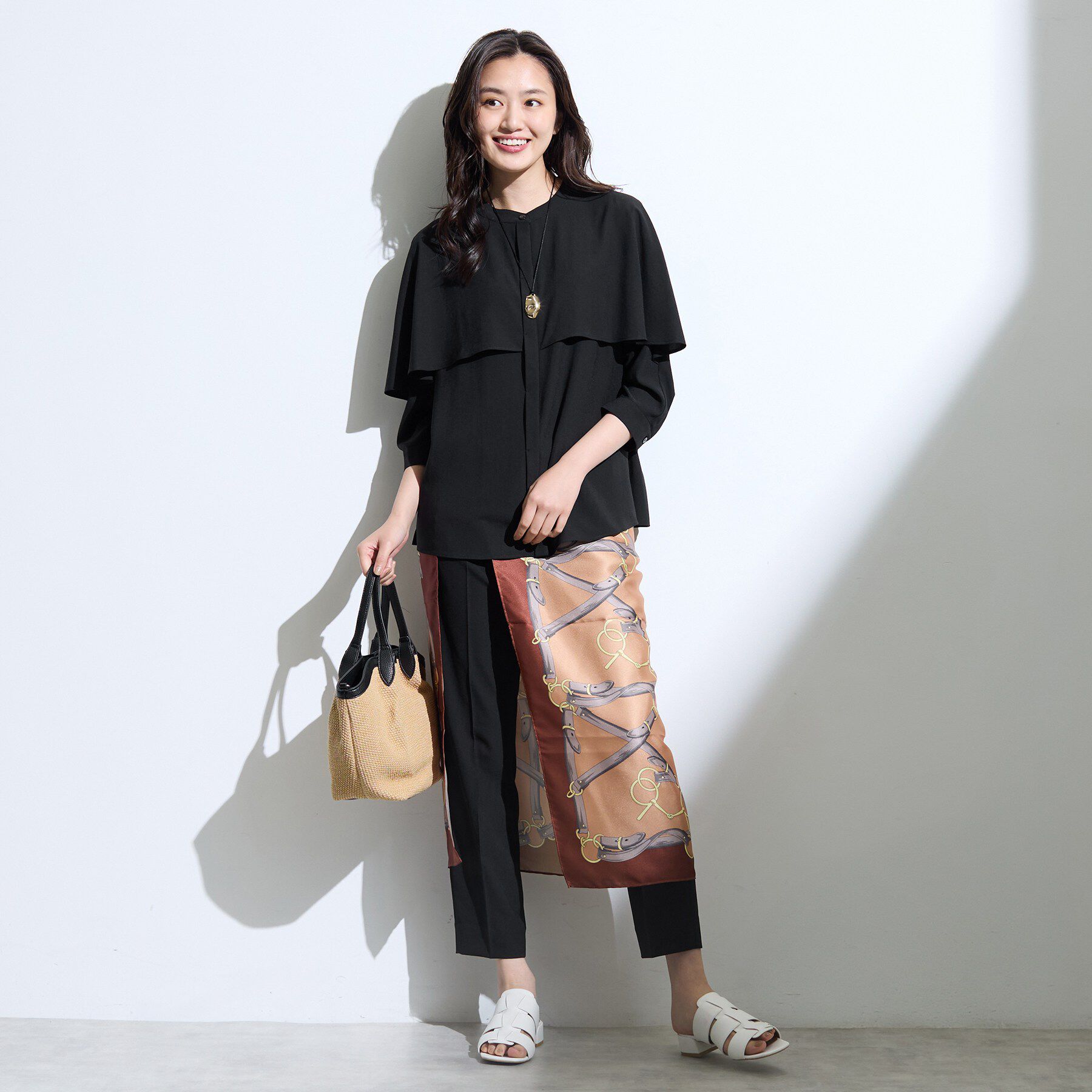 INDIVI「【接触冷感/UVケア/着る日傘】テーパードパンツ」|その他|