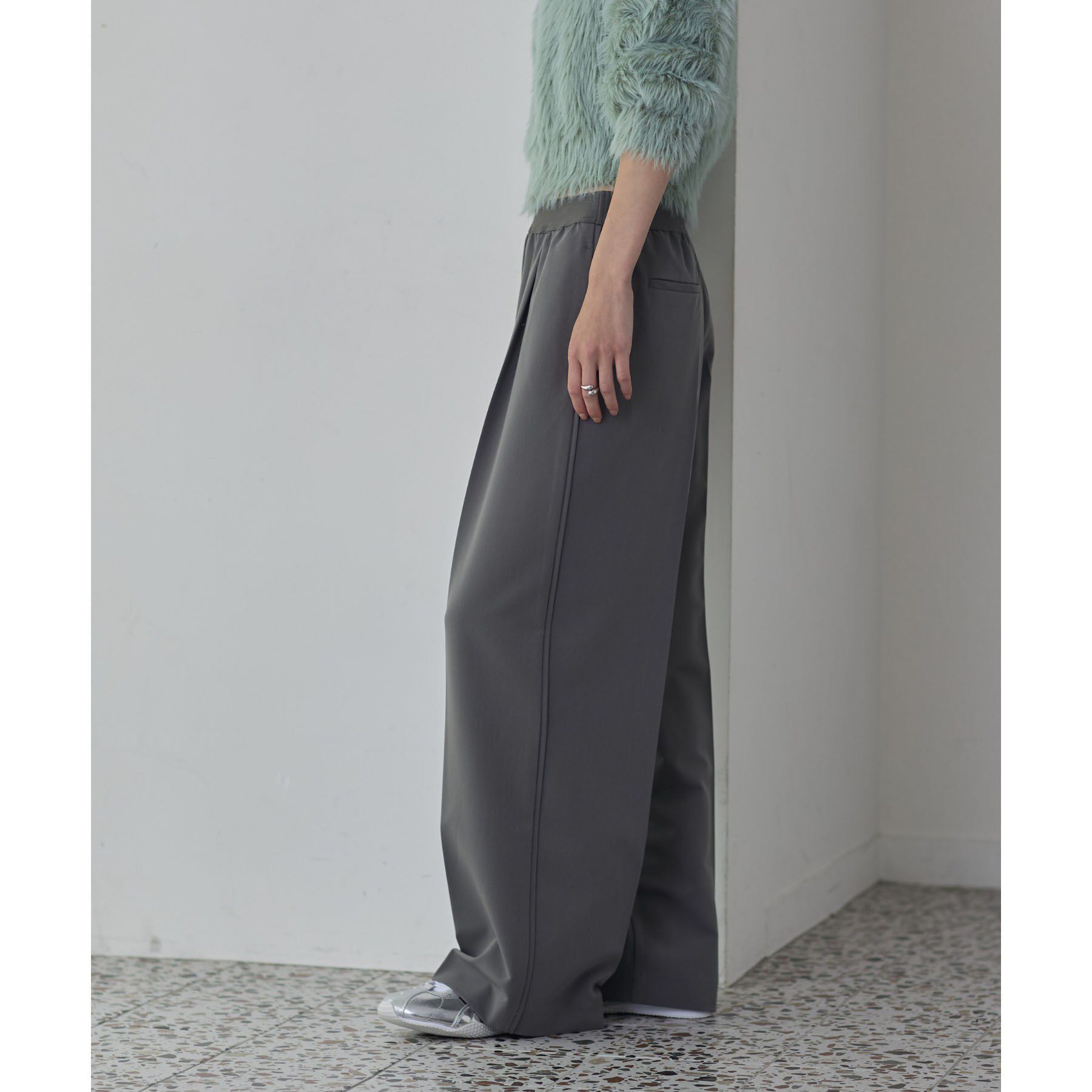 GALLEST「Comfy Set Up｜イージーストレートワイドパンツ【セットアップ対応／通勤／カセット服】」|その他|