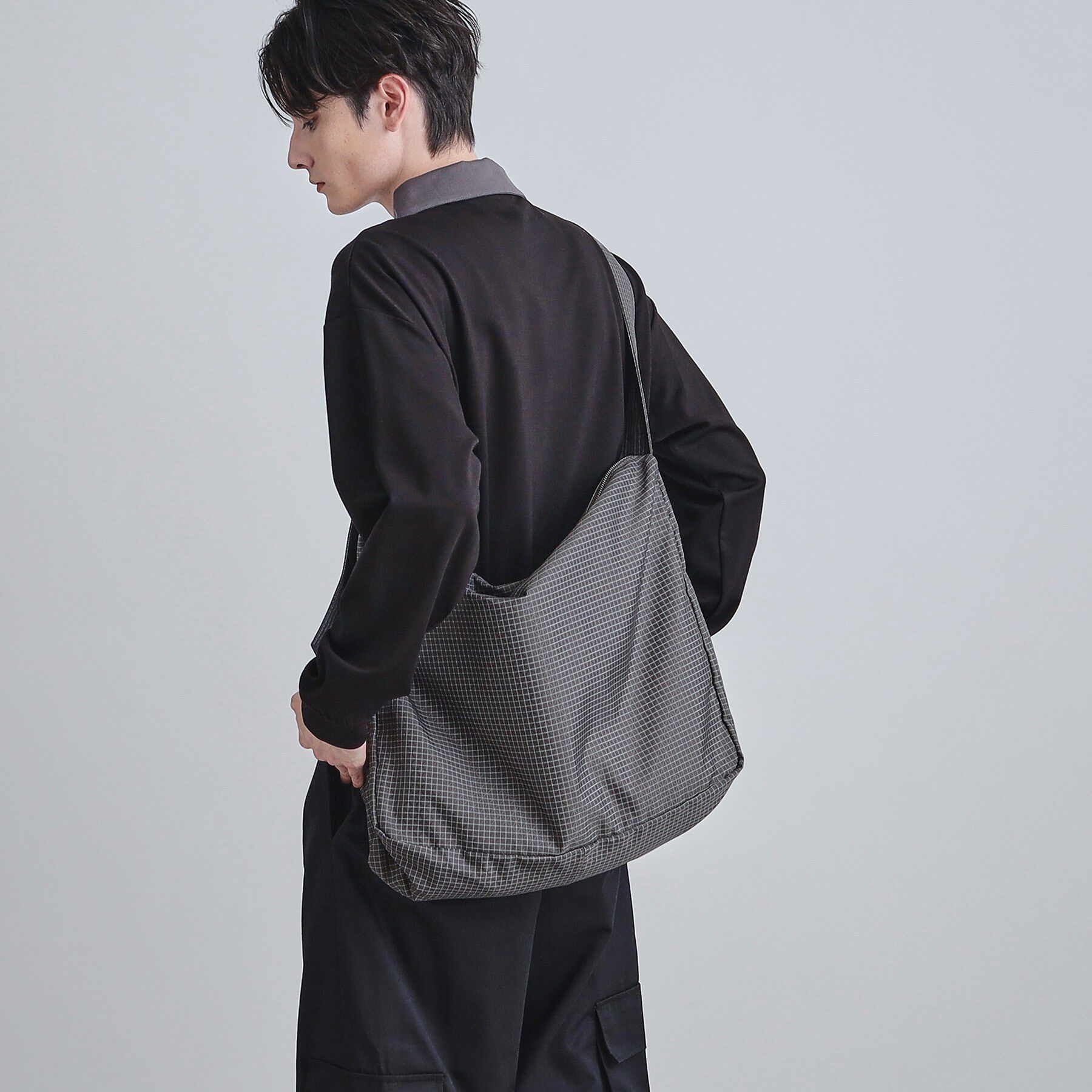 tk.TAKEO KIKUCHI「【A4サイズ収納可】ルーズビッグショルダーバッグ／たすき掛け／ビッグ／」|ショルダー・メッセンジャー|