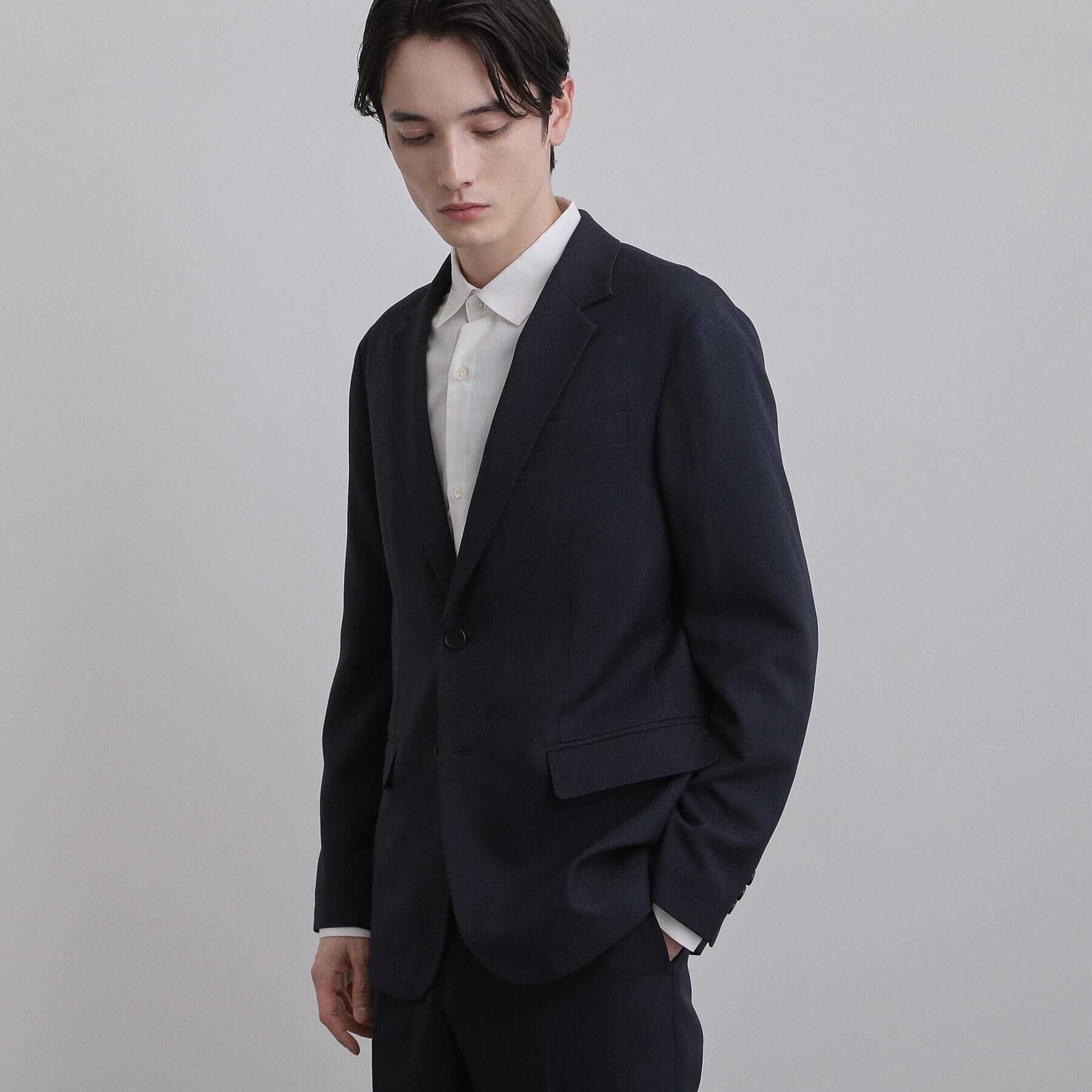 tk.TAKEO KIKUCHI「【365日対応】PINHEADシングルセットアップ/上下2点セット/ONOFF兼用/ストレッチ/洗え」|スーツ|