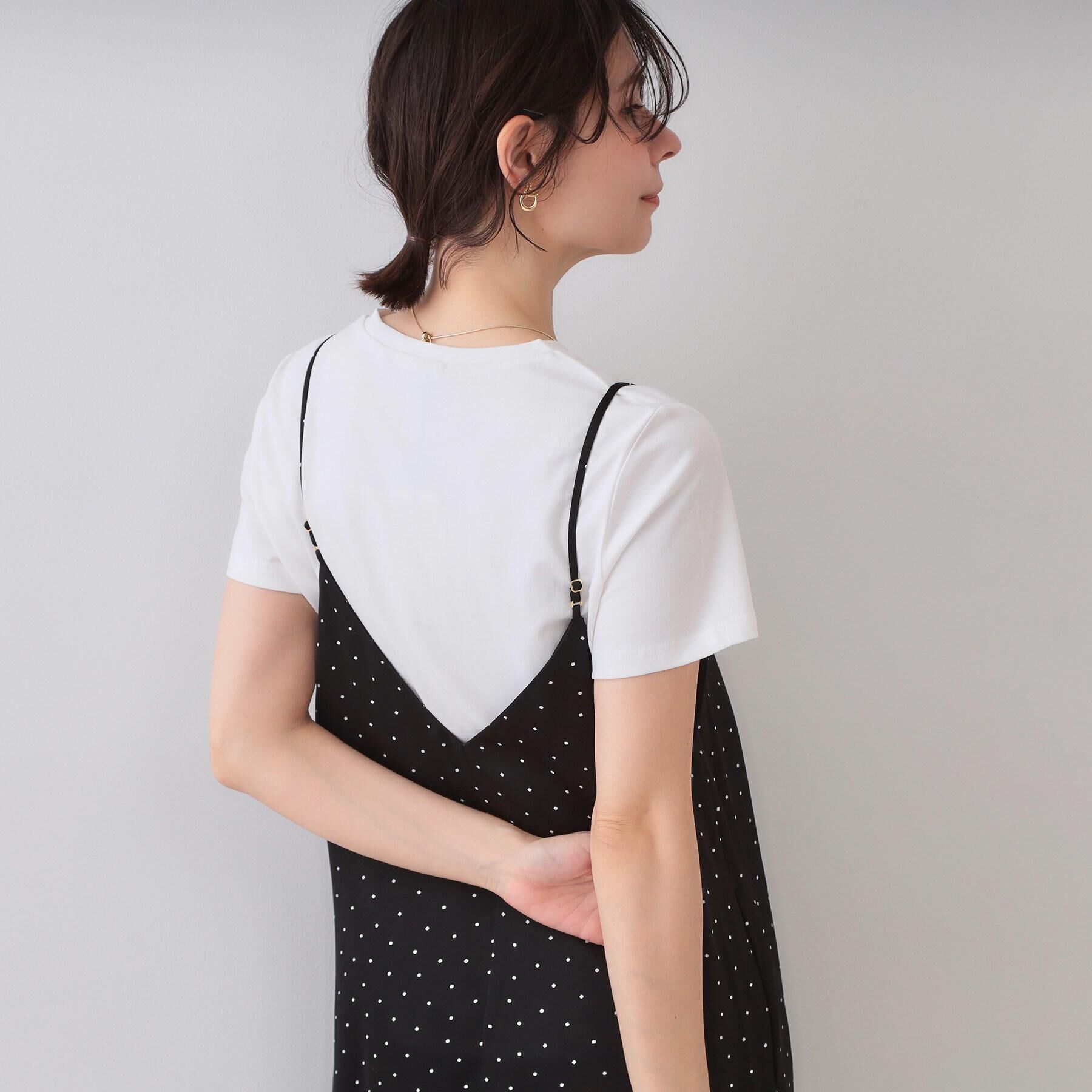 OPAQUE.CLIP「《5色展開》ベーシックTシャツ【洗濯機洗い可／UV／接触冷感】」|Tシャツ・カットソー|