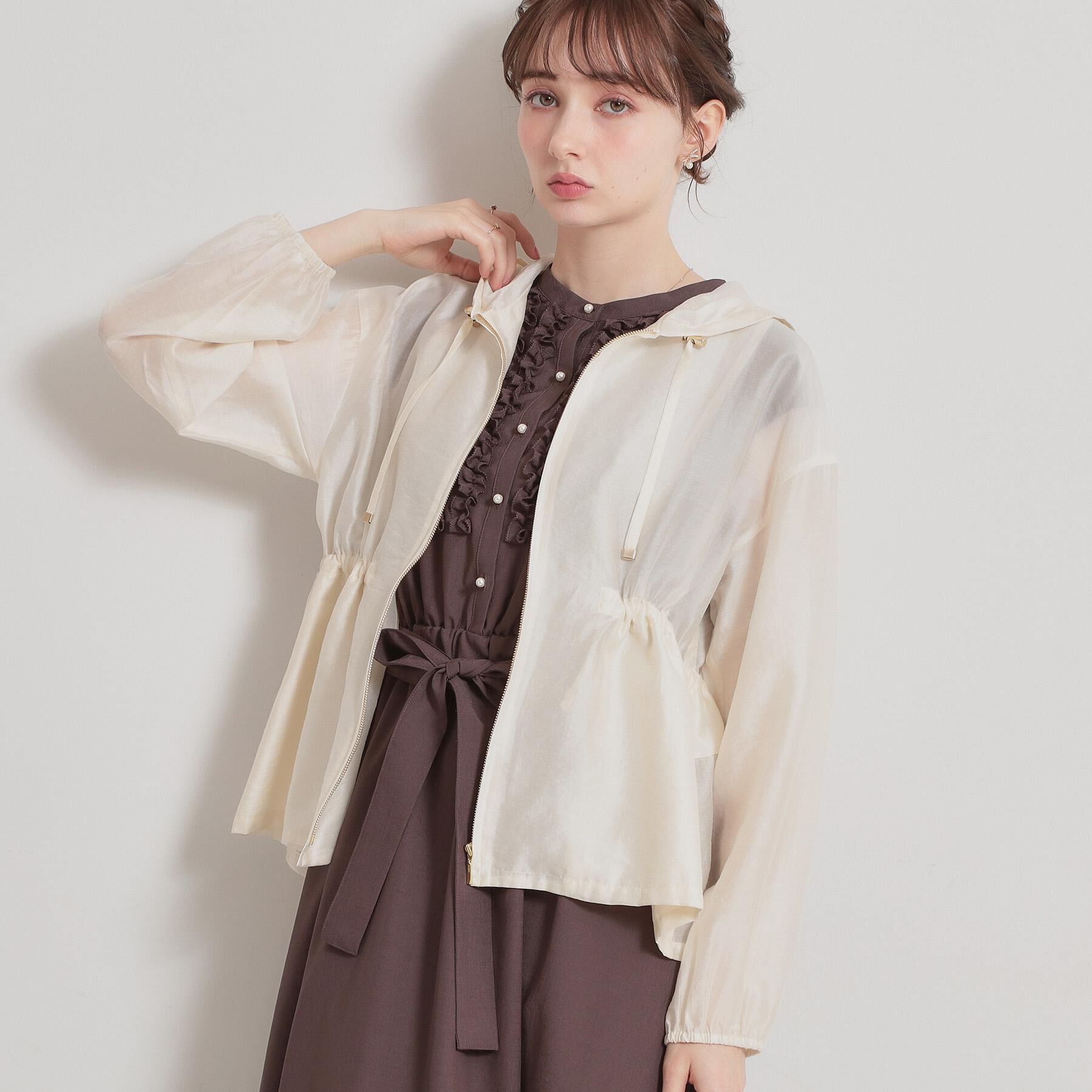 Couture broach「【洗える】愛されシアーマンパ」|ブルゾン・スタジャン|