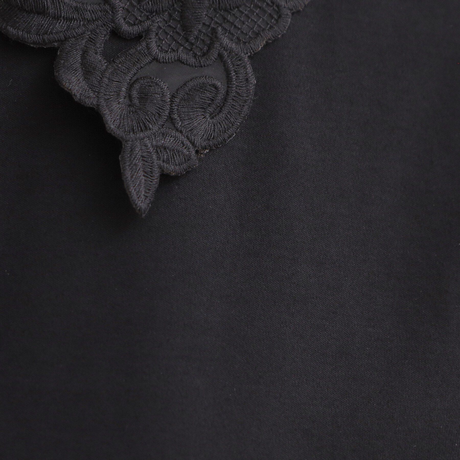 Couture broach「【UVカット・接触冷感・洗える】襟レース トップス」|Tシャツ・カットソー|