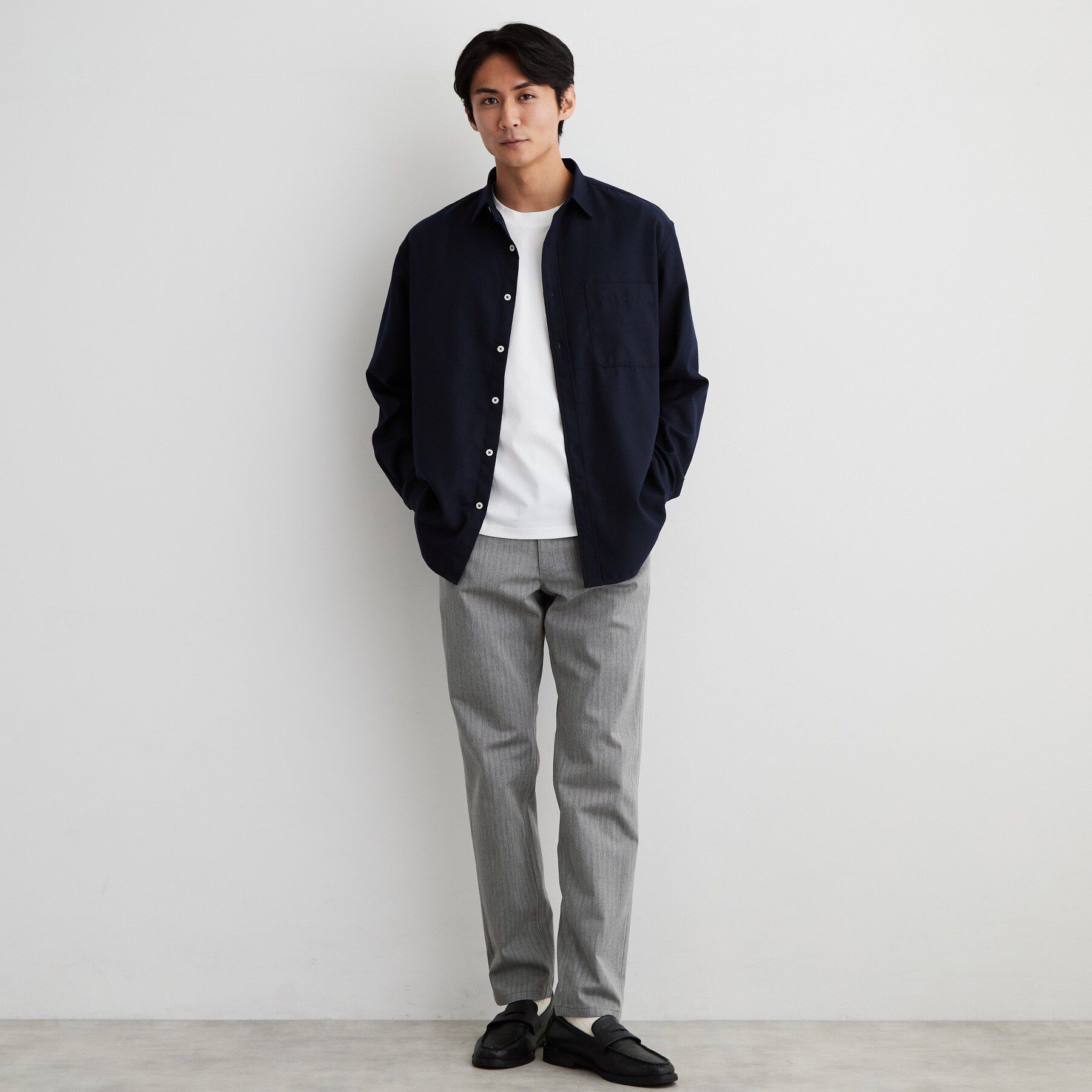 THE SHOP TK「【オールシーズン穿ける！】7DAYSストレッチへリンボンパンツ　ON&hArr;OFF兼用」|その他|