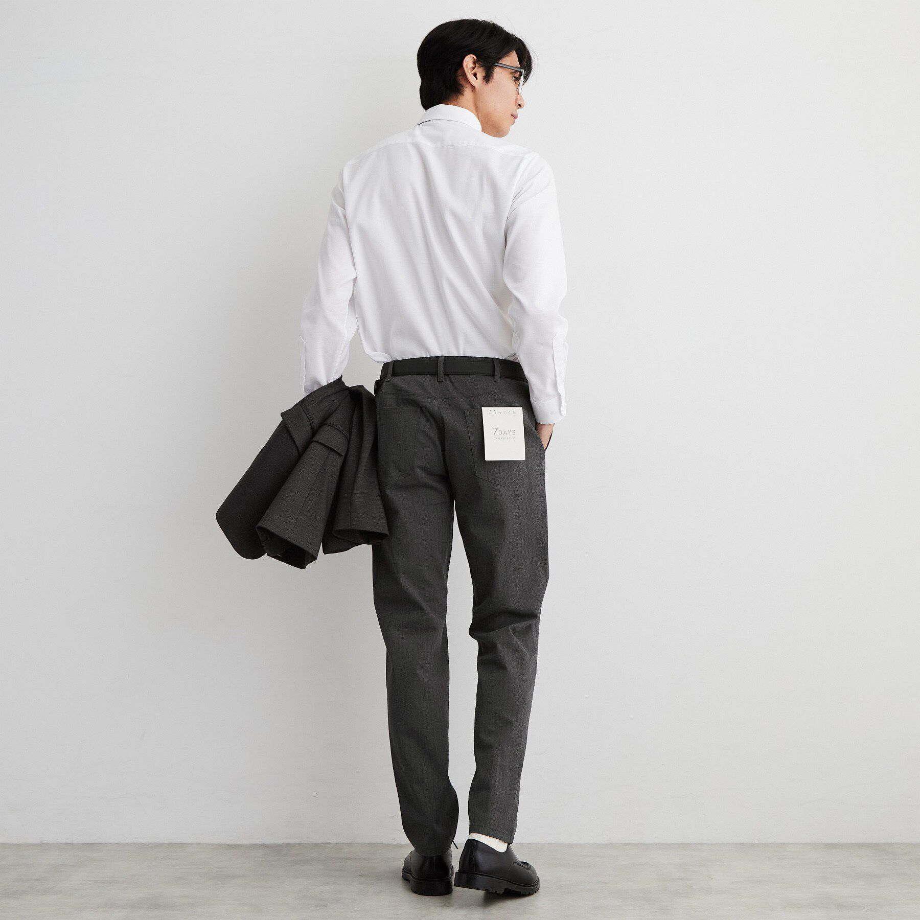 THE SHOP TK「【オールシーズン穿ける！】7DAYSストレッチへリンボンパンツ　ON&hArr;OFF兼用」|その他|