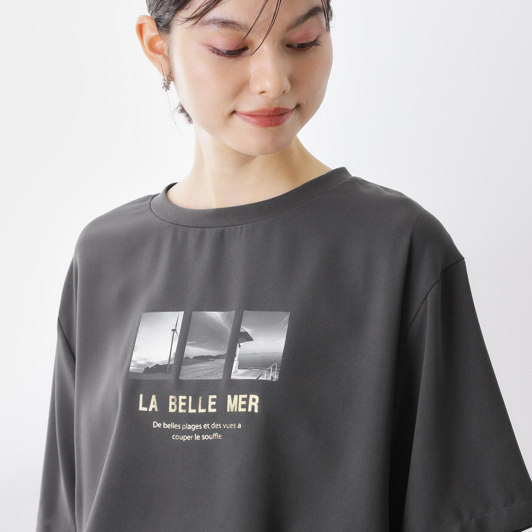 THE SHOP TK「アソートロゴTシャツ【接触冷感/防シワ/吸水速乾/UVケア/洗濯機OK】」|Tシャツ・カットソー|スミクロ(018)