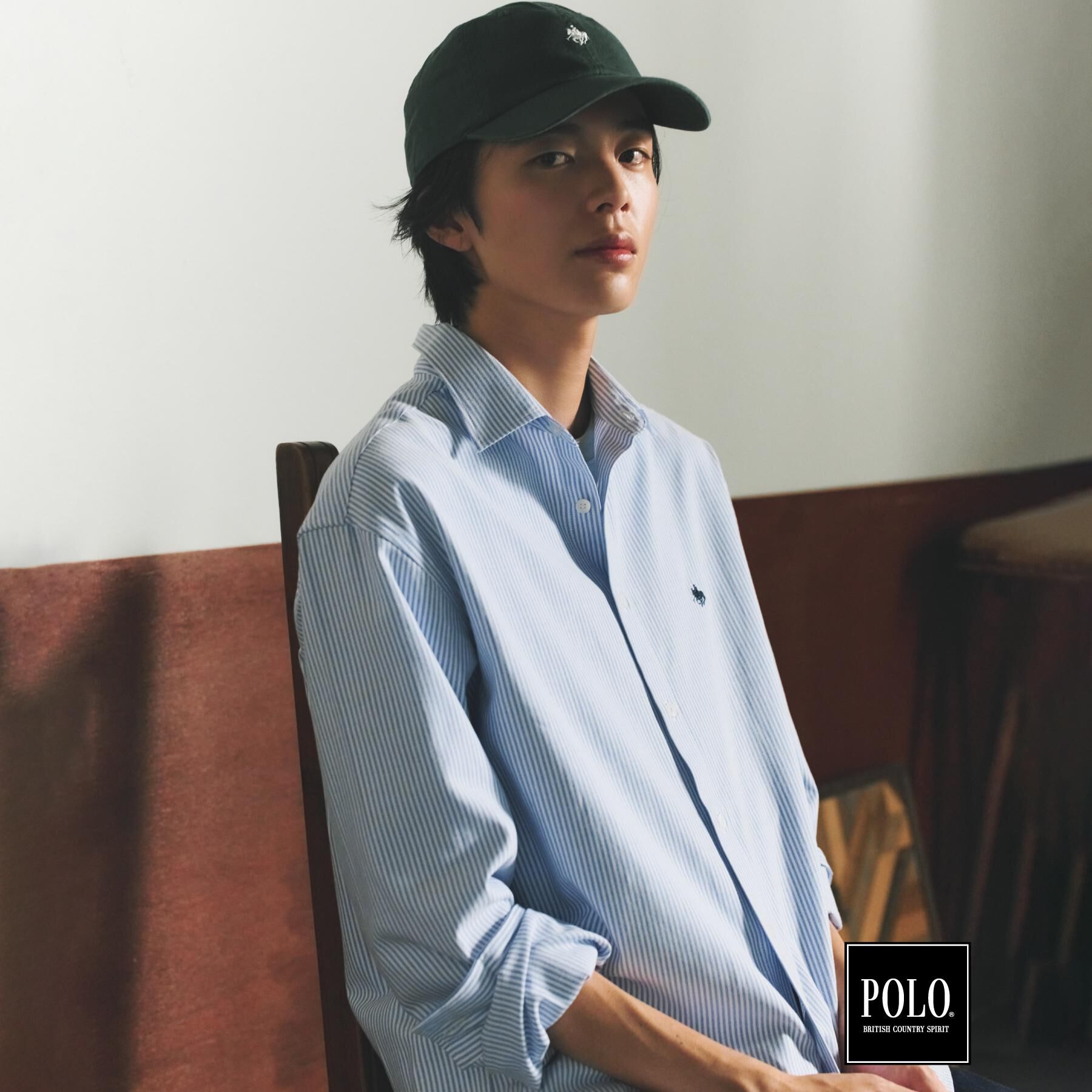 THE SHOP TK「POLO BCS/アソート長袖シャツ」|シャツ・ブラウス|