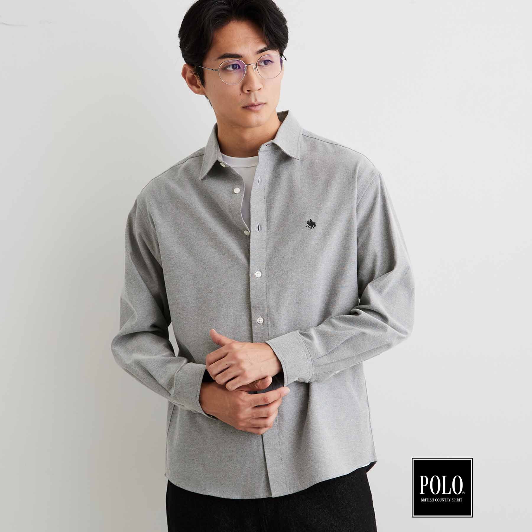 THE SHOP TK「POLO BCS/アソート長袖シャツ」|シャツ・ブラウス|