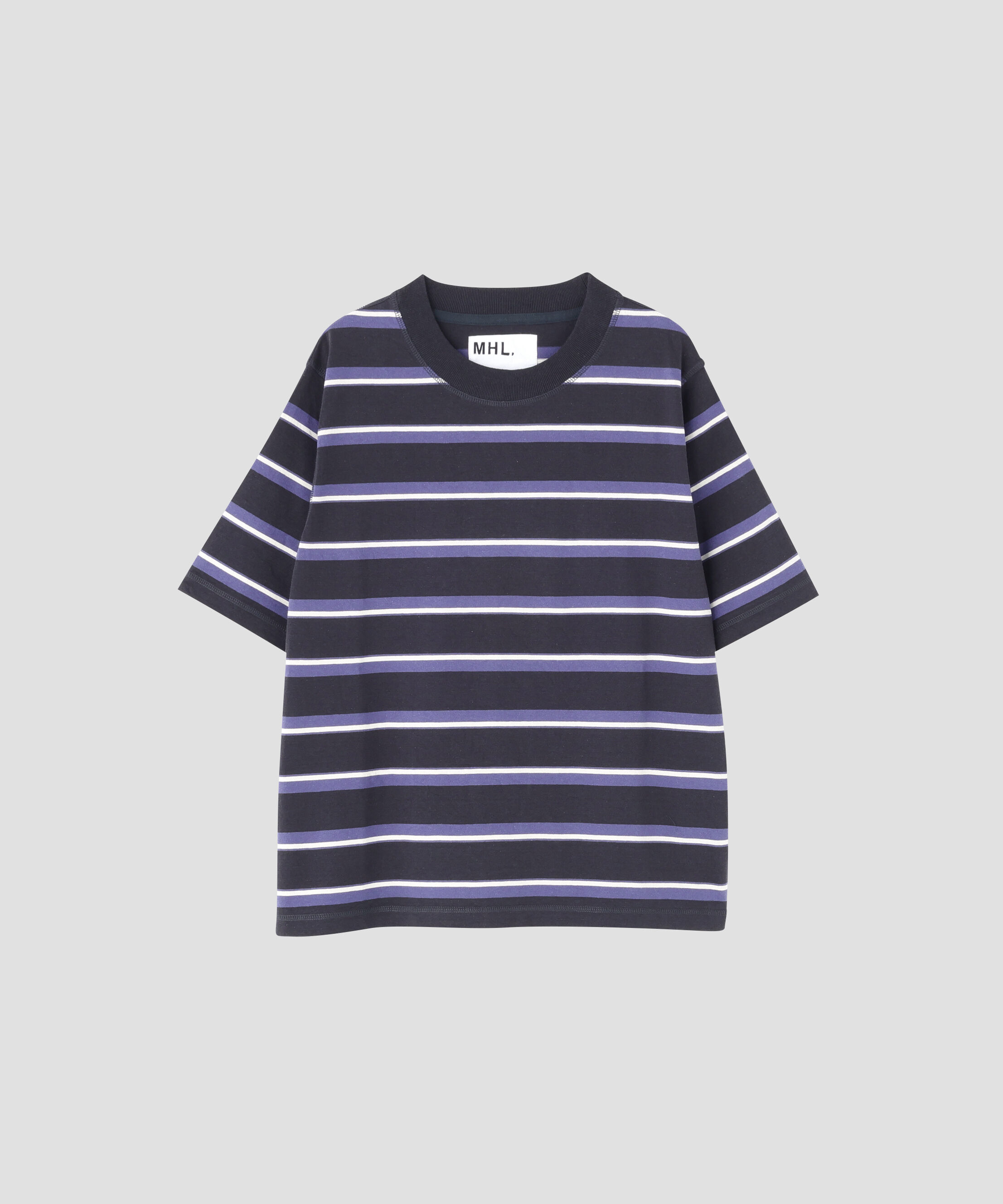 MHL.「OUTLINE STRIPE JERSEY TOP」|Tシャツ・カットソー|