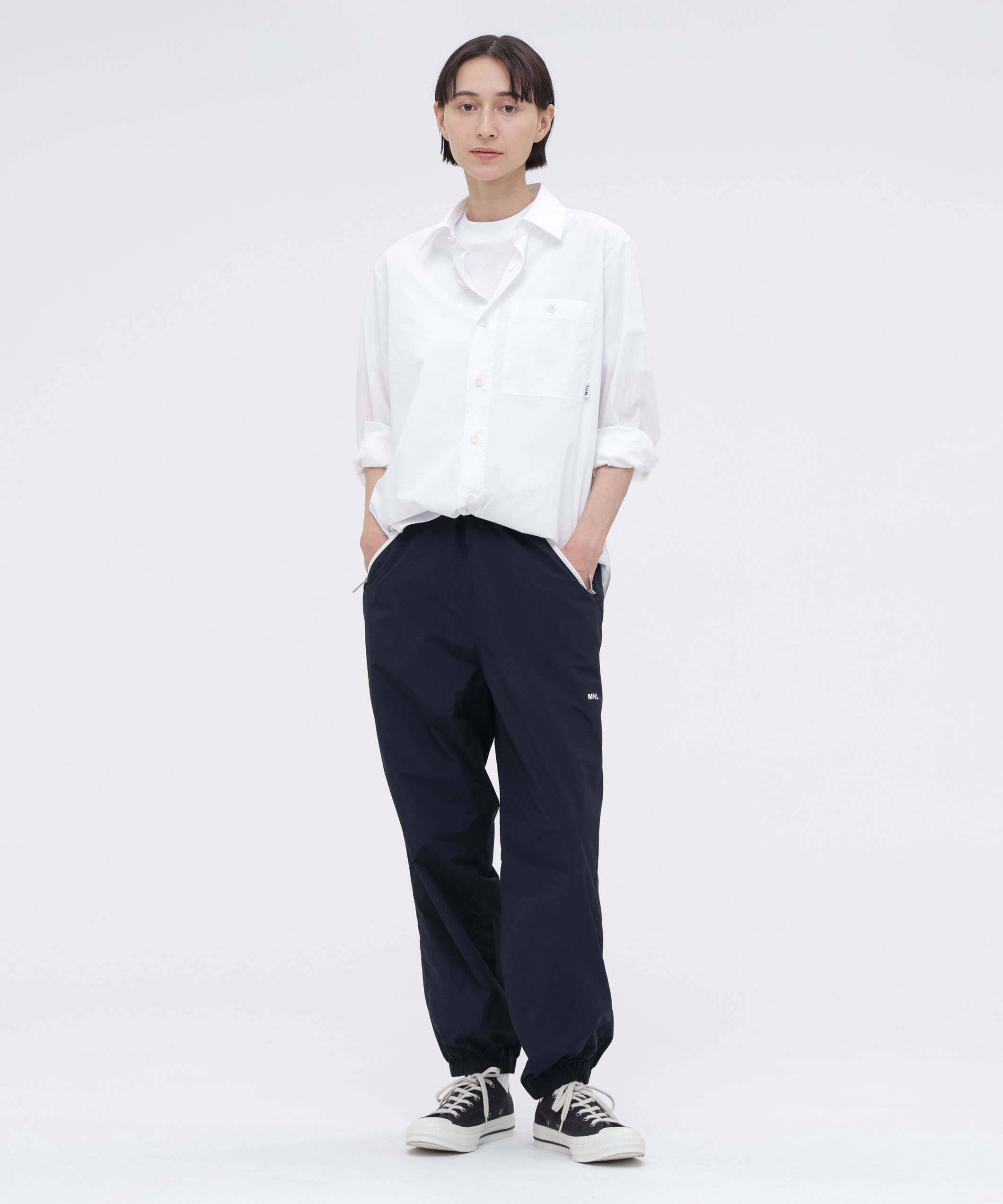 MHL.「MHL. UTILITY WEAR PIECE DYED COTTON POPLIN SHIRT」|シャツ・ブラウス|
