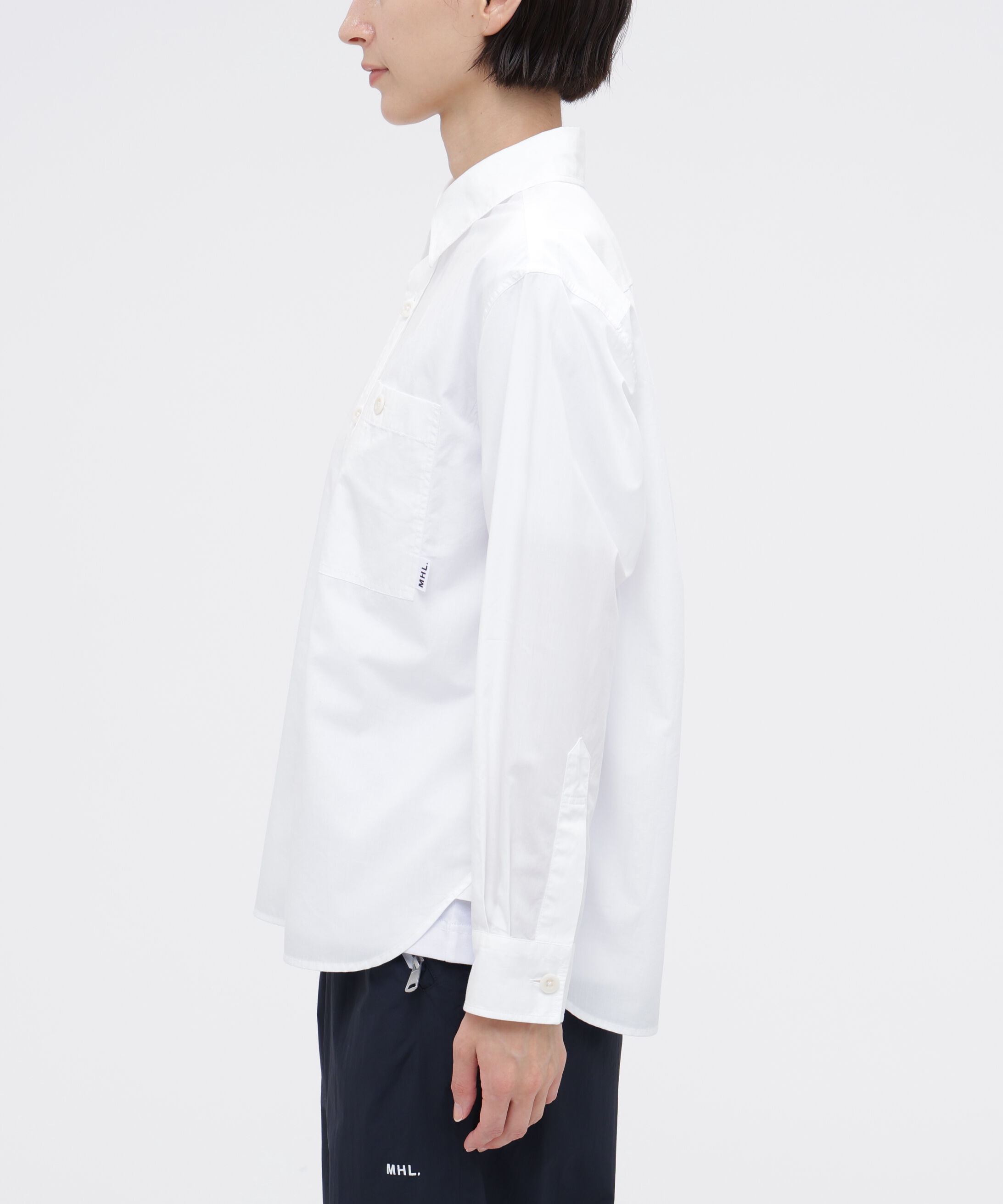 MHL.「MHL. UTILITY WEAR PIECE DYED COTTON POPLIN SHIRT」|シャツ・ブラウス|