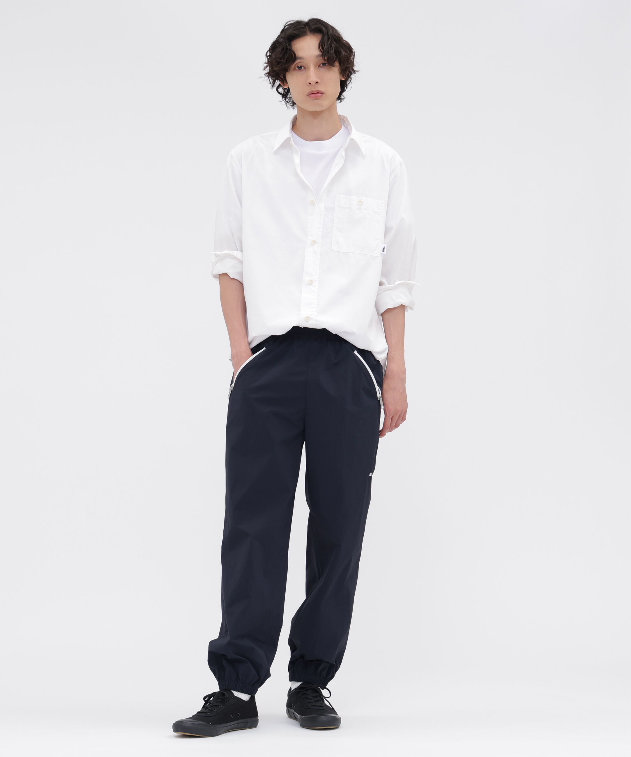 MHL.「MHL. UTILITY WEAR PIECE DYED COTTON POPLIN SHIRT」|シャツ・ブラウス|