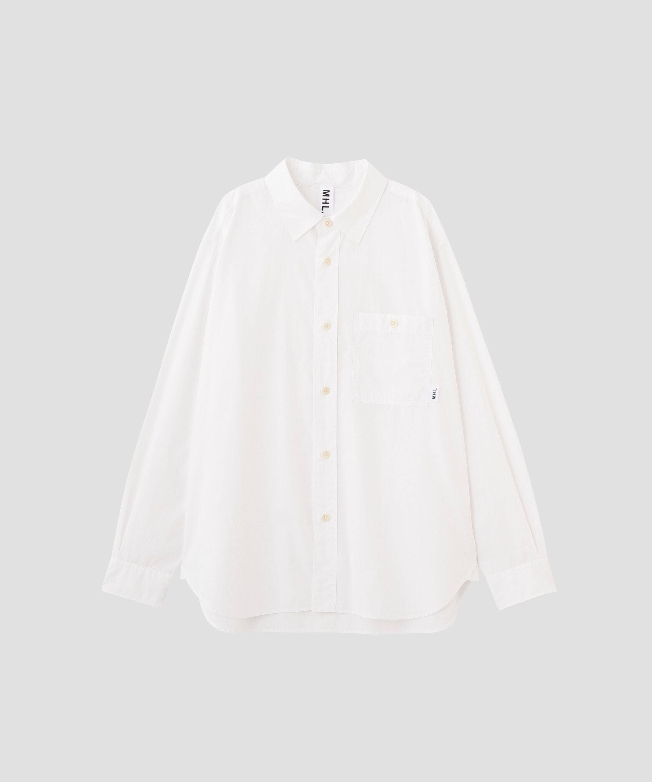 MHL.「MHL. UTILITY WEAR PIECE DYED COTTON POPLIN SHIRT」|シャツ・ブラウス|