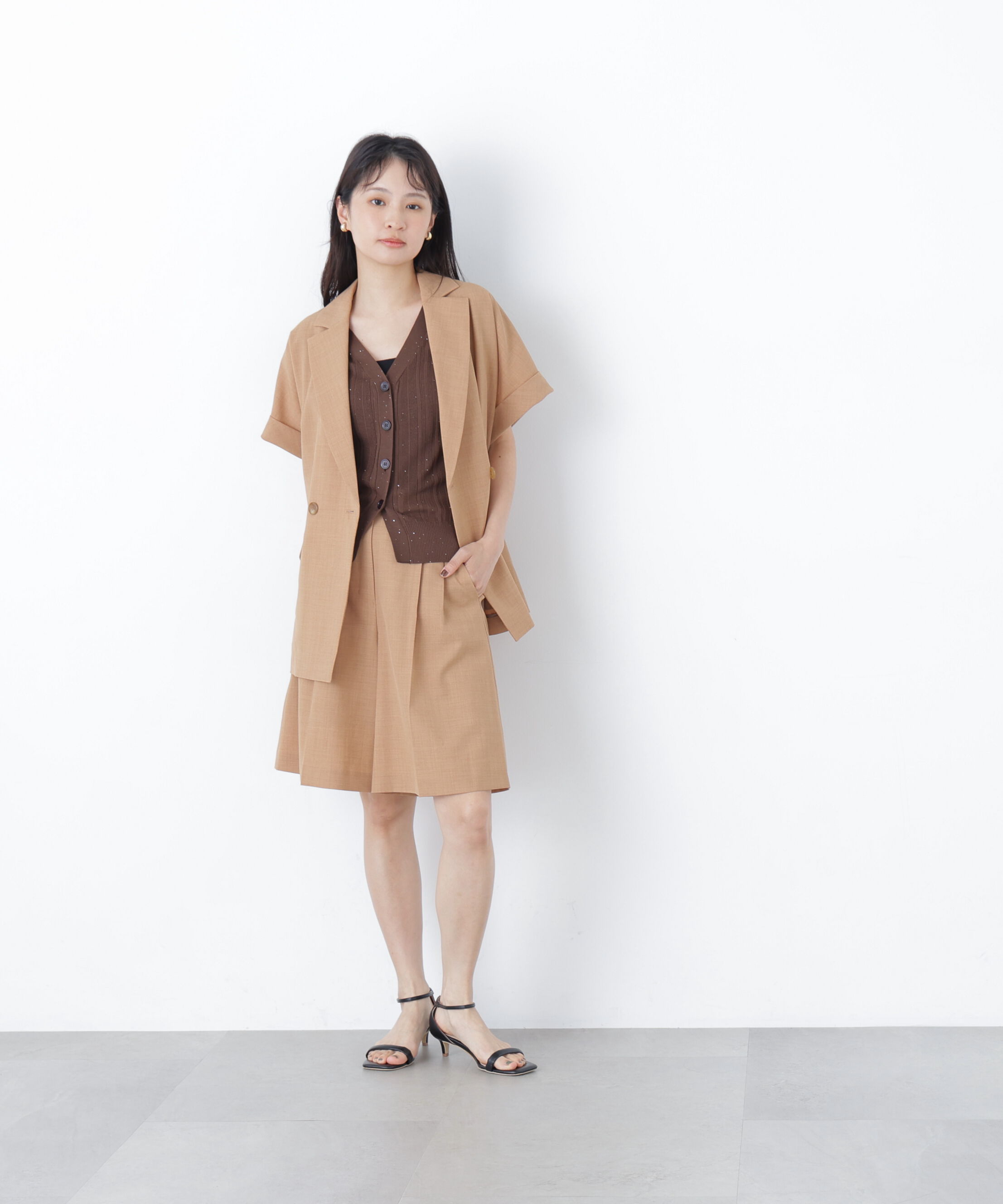  「〈N.〉リネンライク SETUP パンツ」|その他|