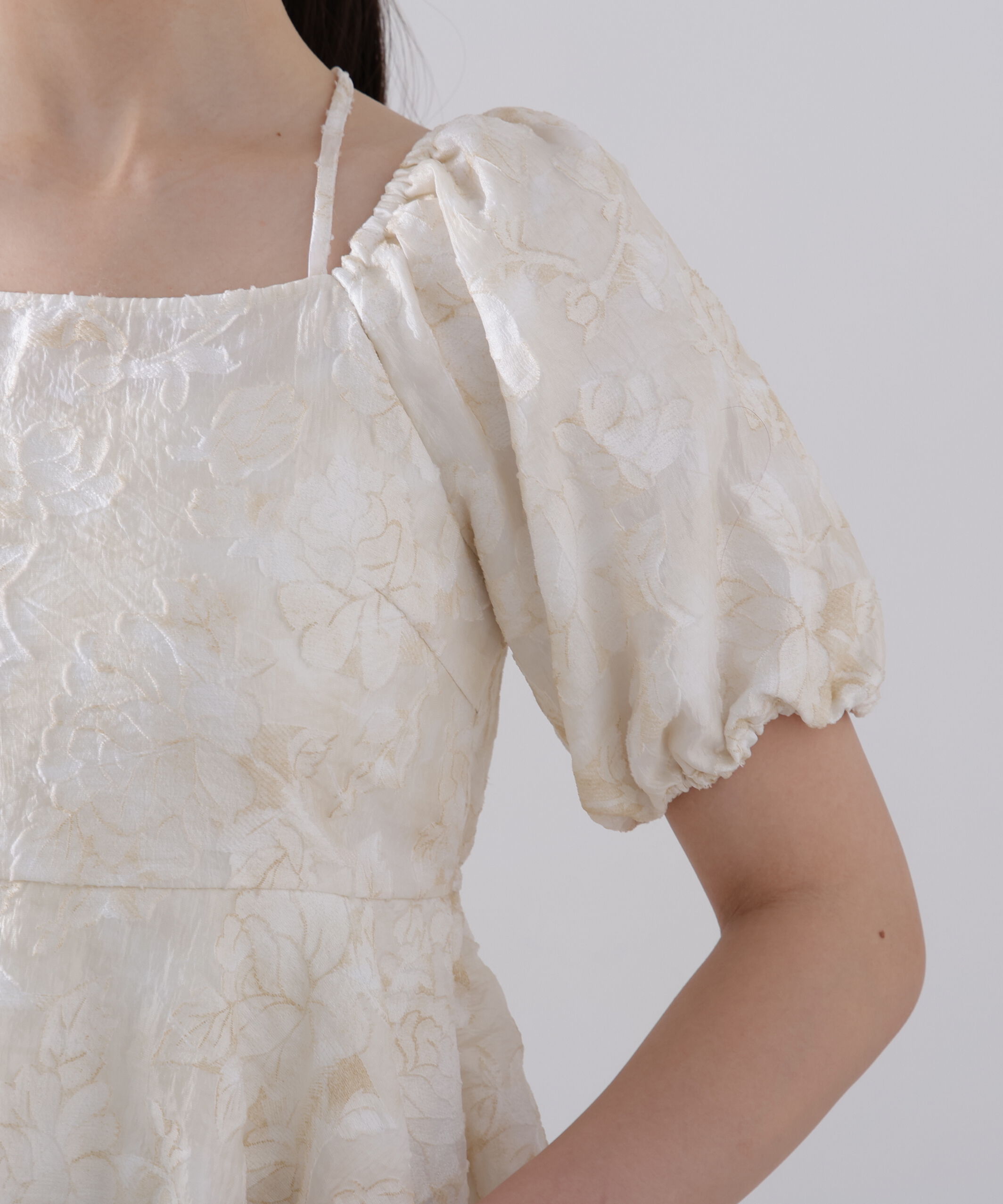 PROPORTION BODY DRESSING「バルーンスリーブペプラムセットアップ」|ワンピース|