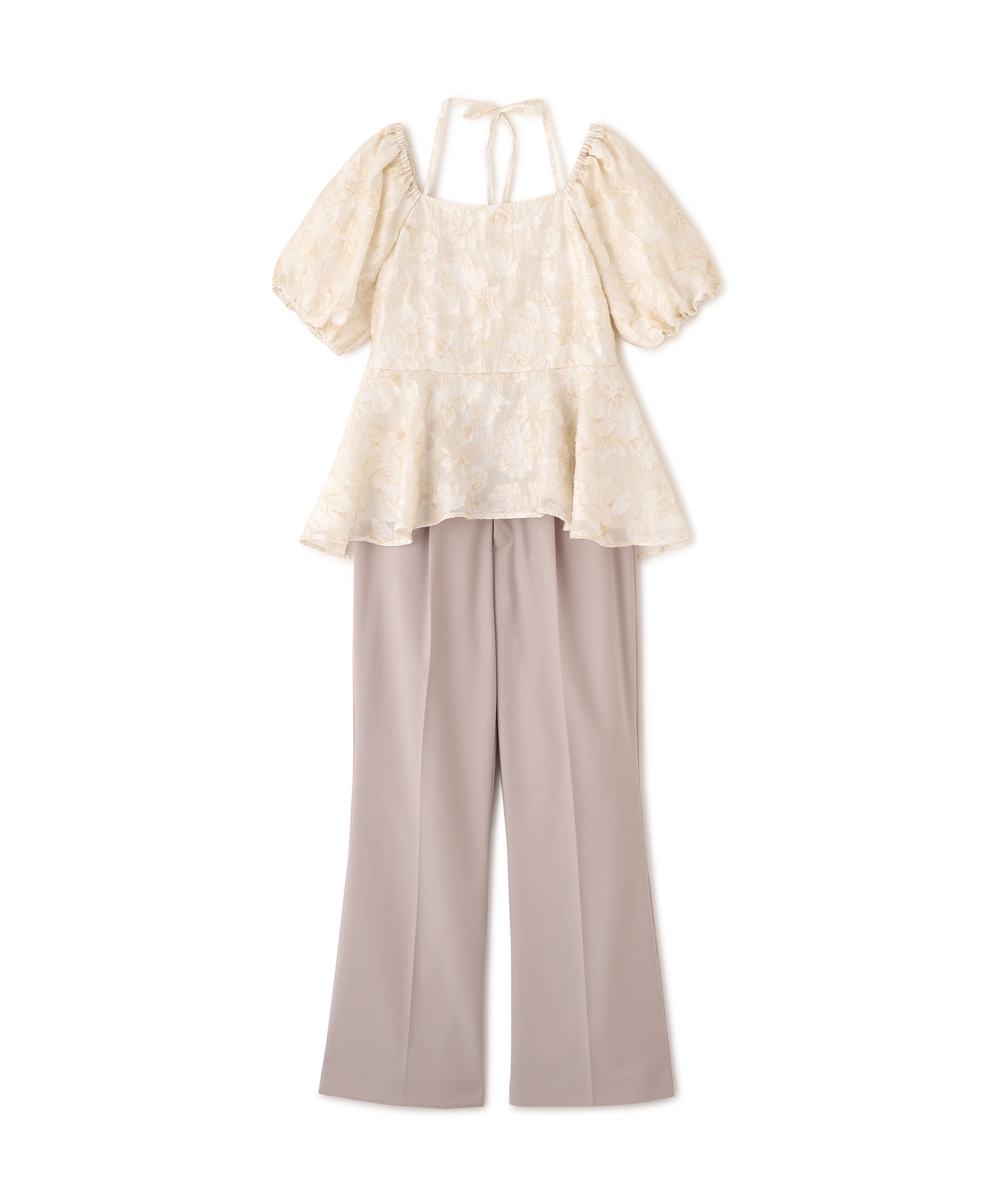 PROPORTION BODY DRESSING「バルーンスリーブペプラムセットアップ」|ワンピース|