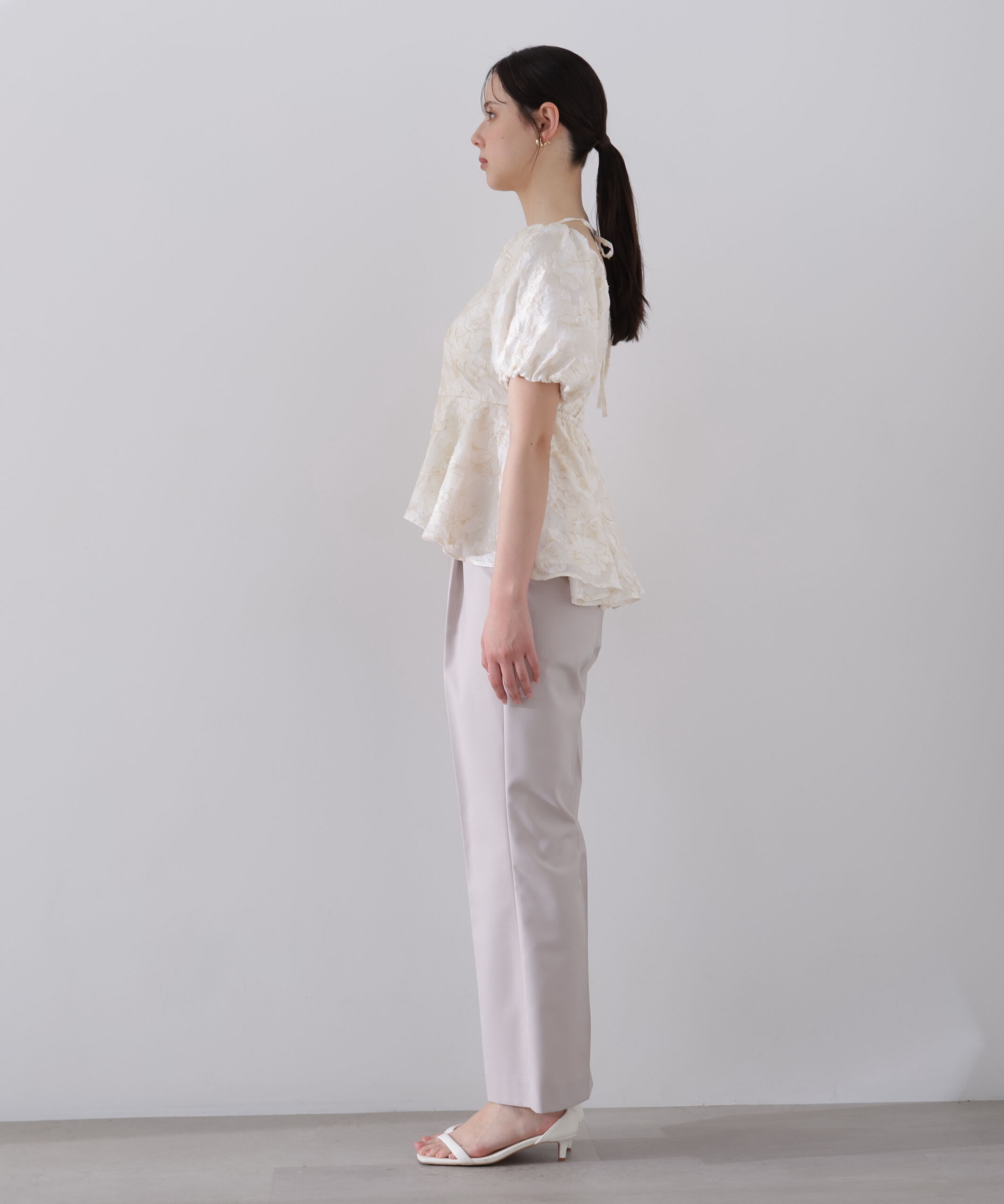 PROPORTION BODY DRESSING「バルーンスリーブペプラムセットアップ」|ワンピース|