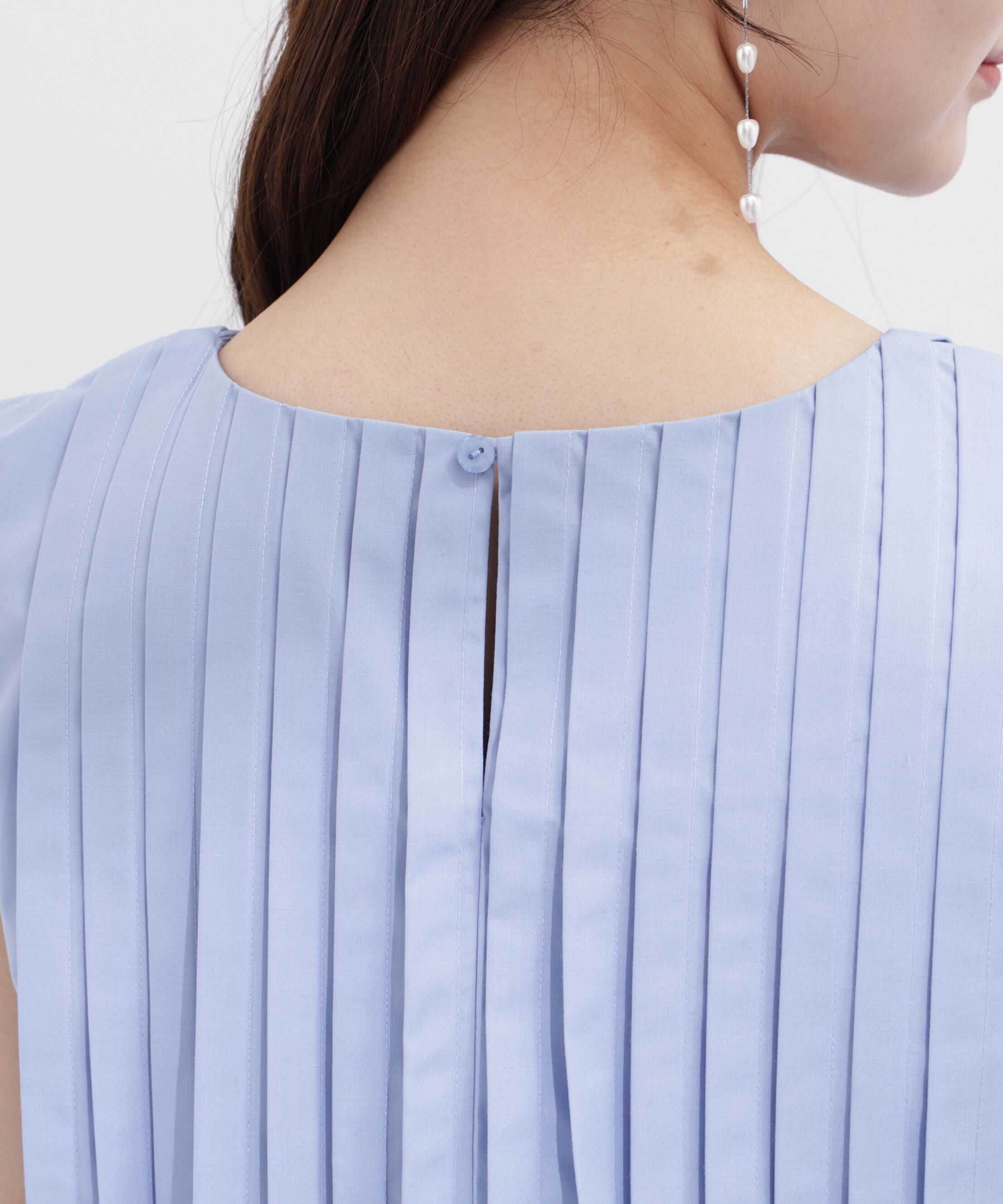 PROPORTION BODY DRESSING「〈a/mie〉ピンタックフレアーブラウス26SS」|シャツ・ブラウス|