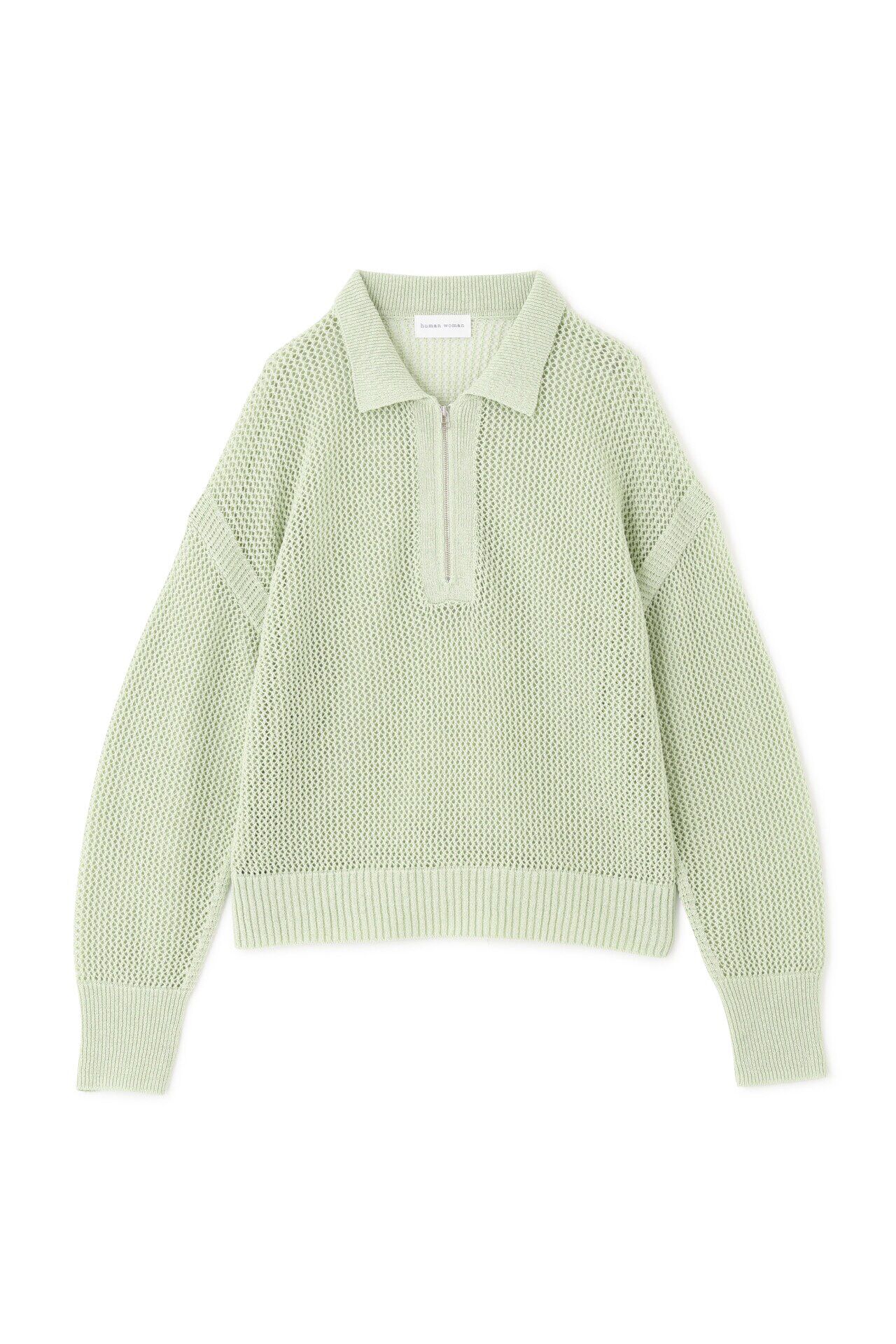  「◆≪ウォッシャブル≫ テープヤーンメッシュスキッパープルオーバー」|ニット・セーター|