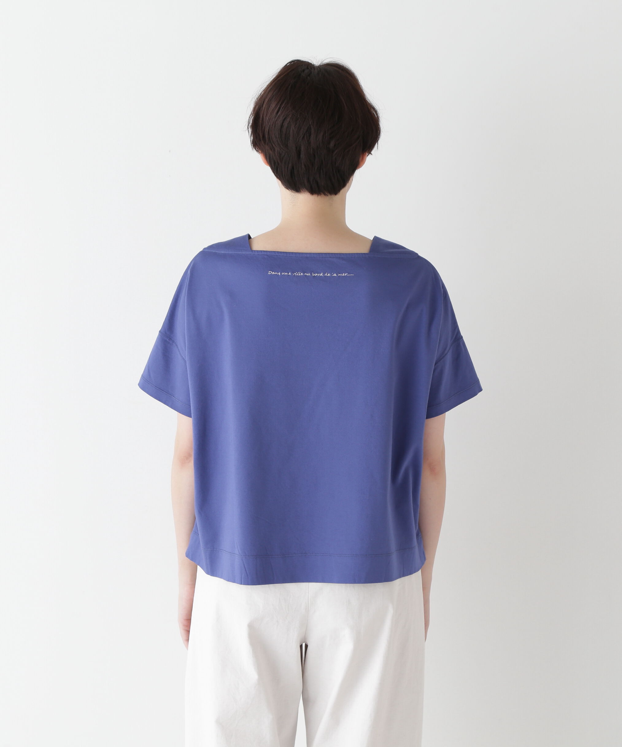  「◆≪汗ジミ軽減≫ 機能素材バック刺繍ロゴプルオーバー」|Tシャツ・カットソー|