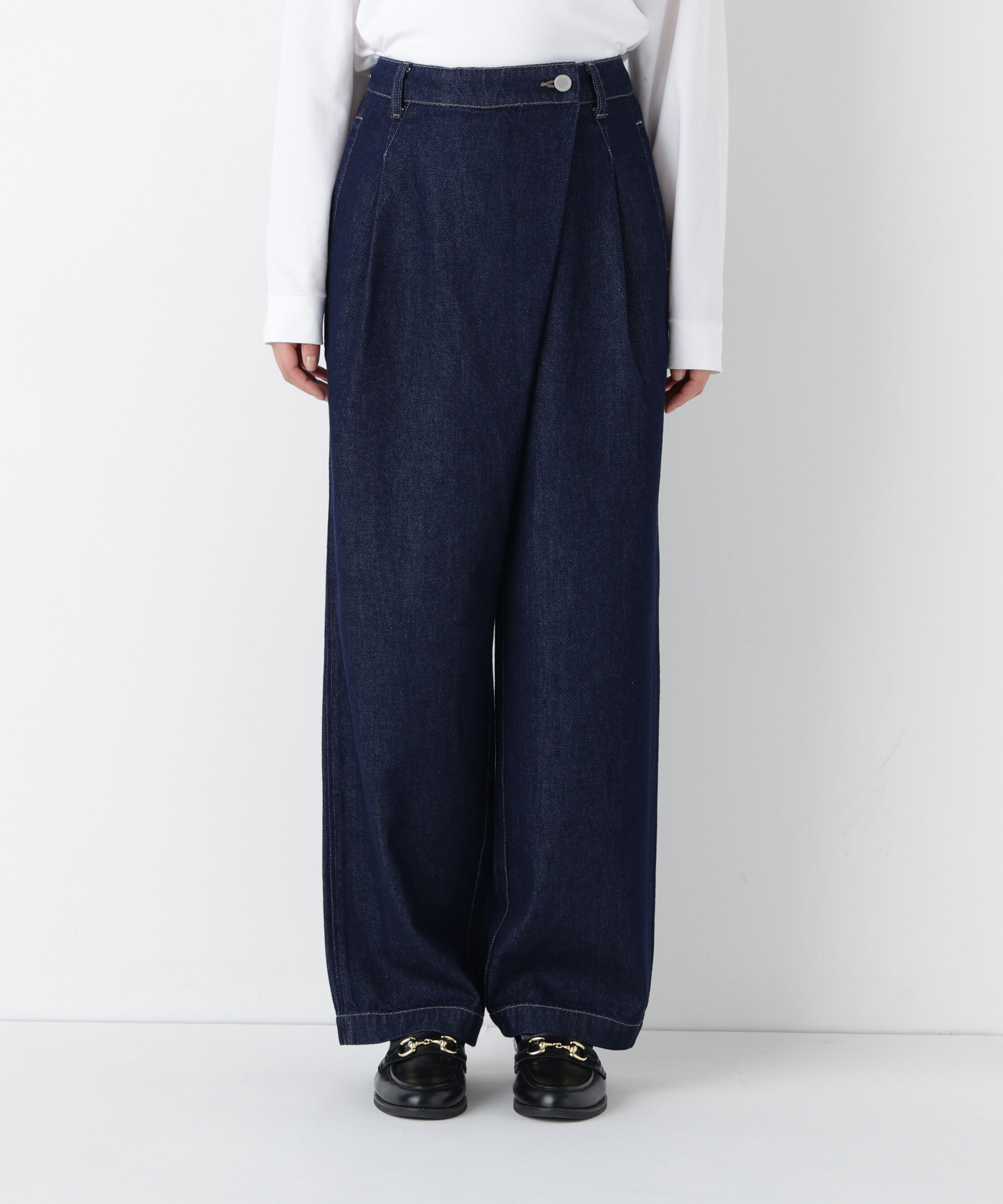 「◆《ウォッシャブル》ソフトデニムバレルパンツ」|その他|