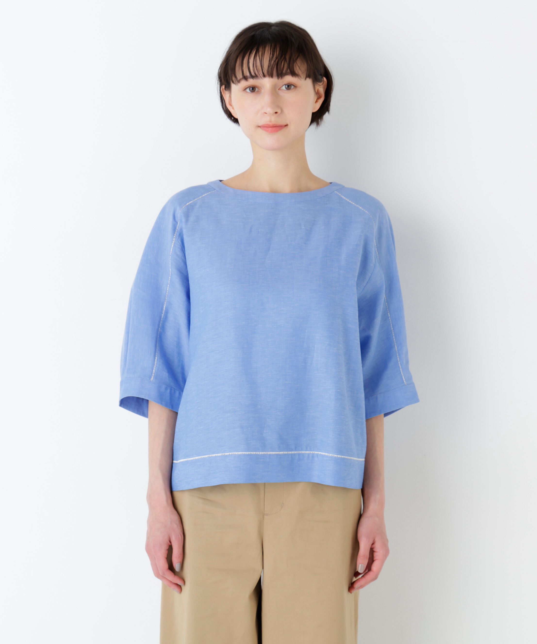  「《洗える / Good Price》ハシゴレースブラウス」|シャツ・ブラウス|