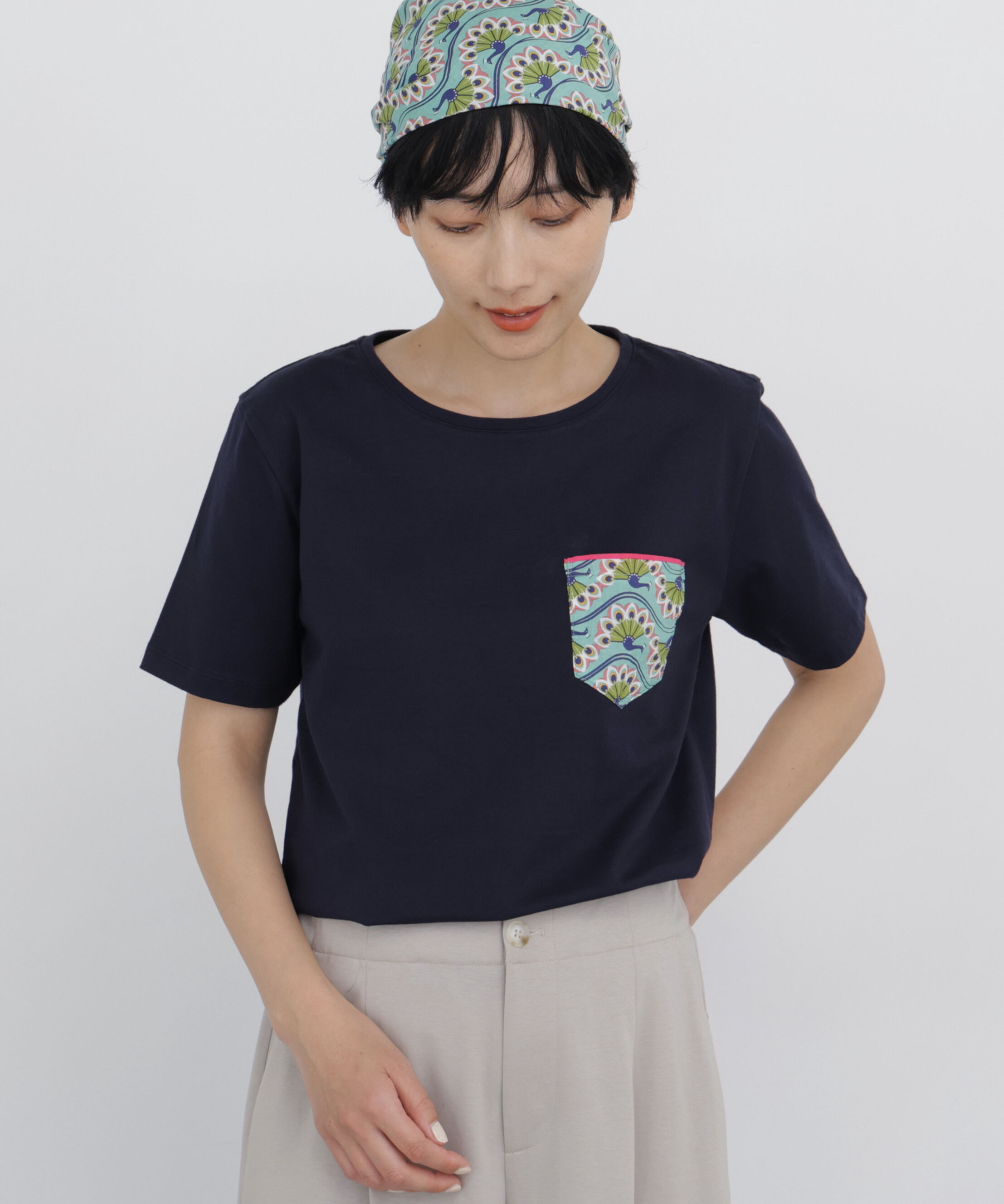  「《 大人気！ / CLOUDYコラボ 》アフリカンモチーフ  ポケットＴシャツ」|Tシャツ・カットソー|