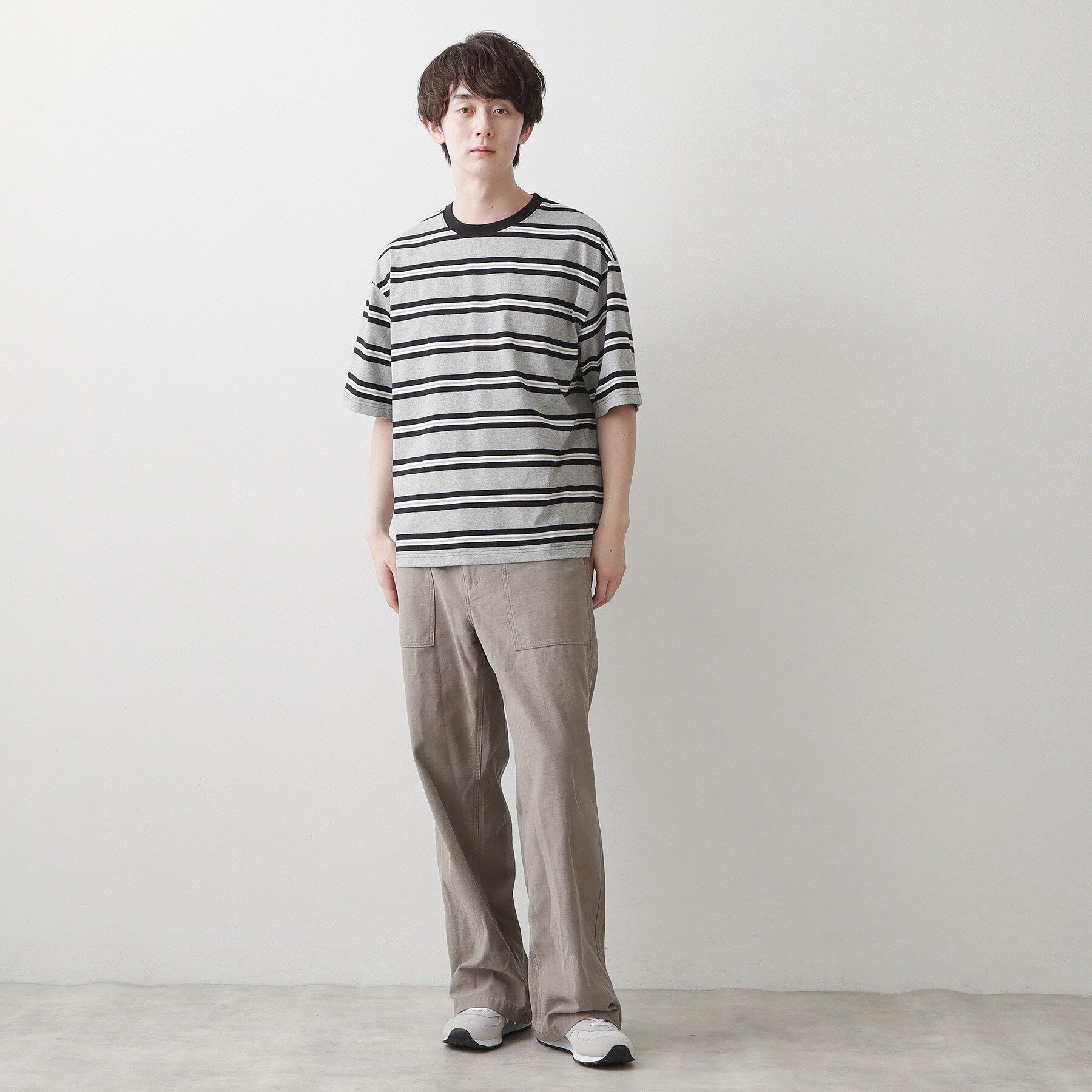 Dessin「【洗える】ボーダークルーカットソー」|Tシャツ・カットソー|