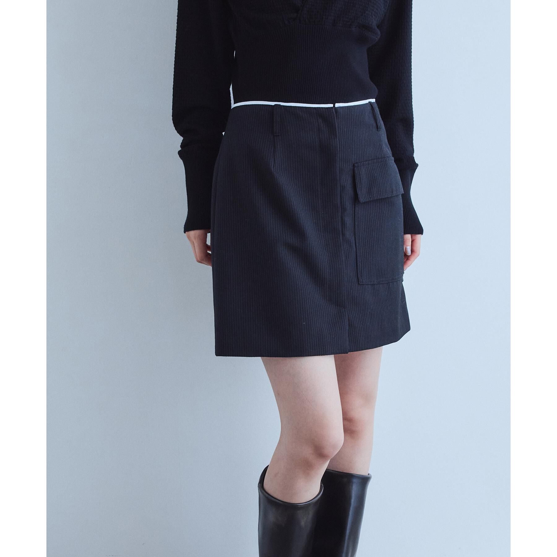 CODE A「stripe mini skirt」|スカート|