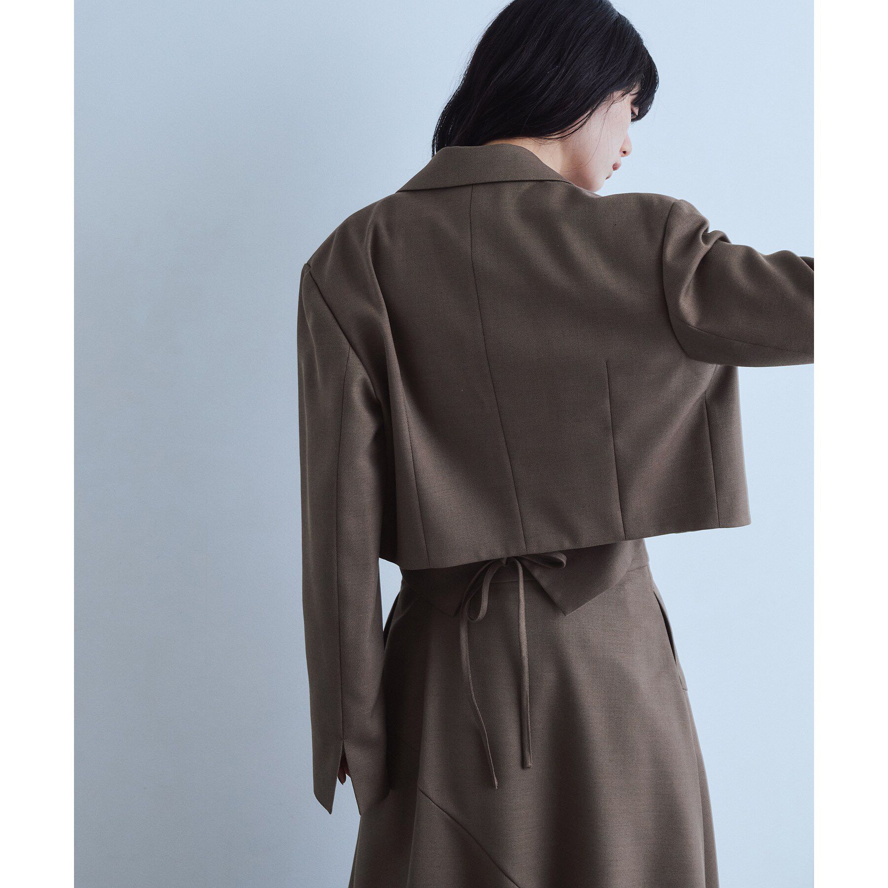 CODE A「ribboned tailor jacket」|テーラードジャケット|
