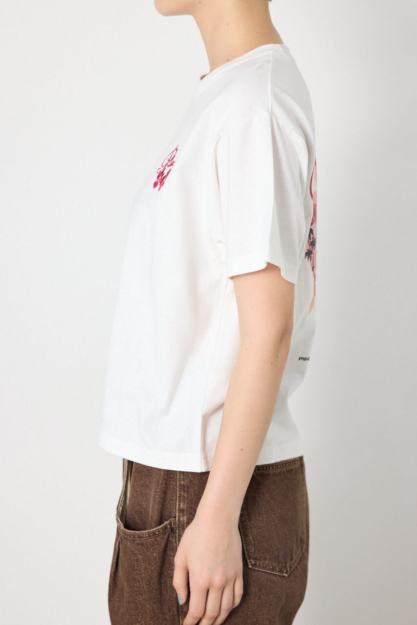RODEO CROWNS「ビーチ柄Tシャツ」|Tシャツ・カットソー|