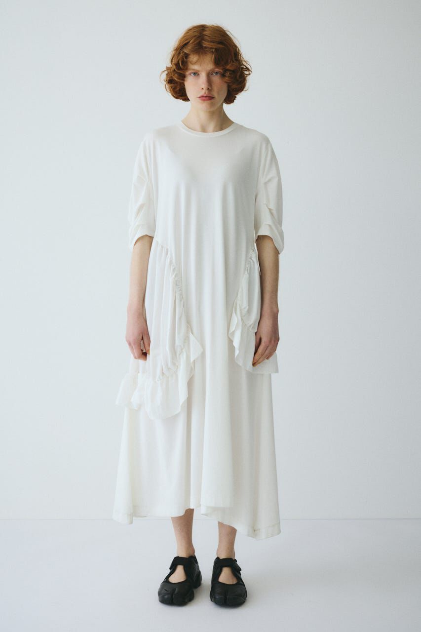 HeRIN.CYE「Round gather dress」|ワンピース|WHT