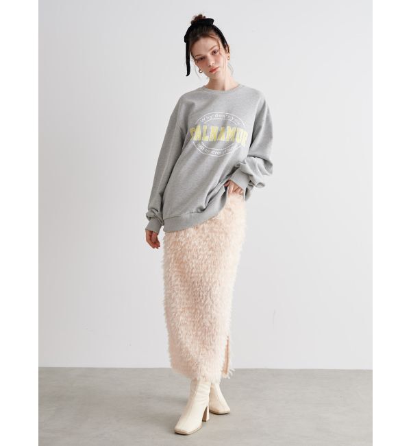 CALNAMUR「FEATHER LIKE TIGHT SK/フェザーライクタイトスカート【セットアップ対応商品】」|スカート|