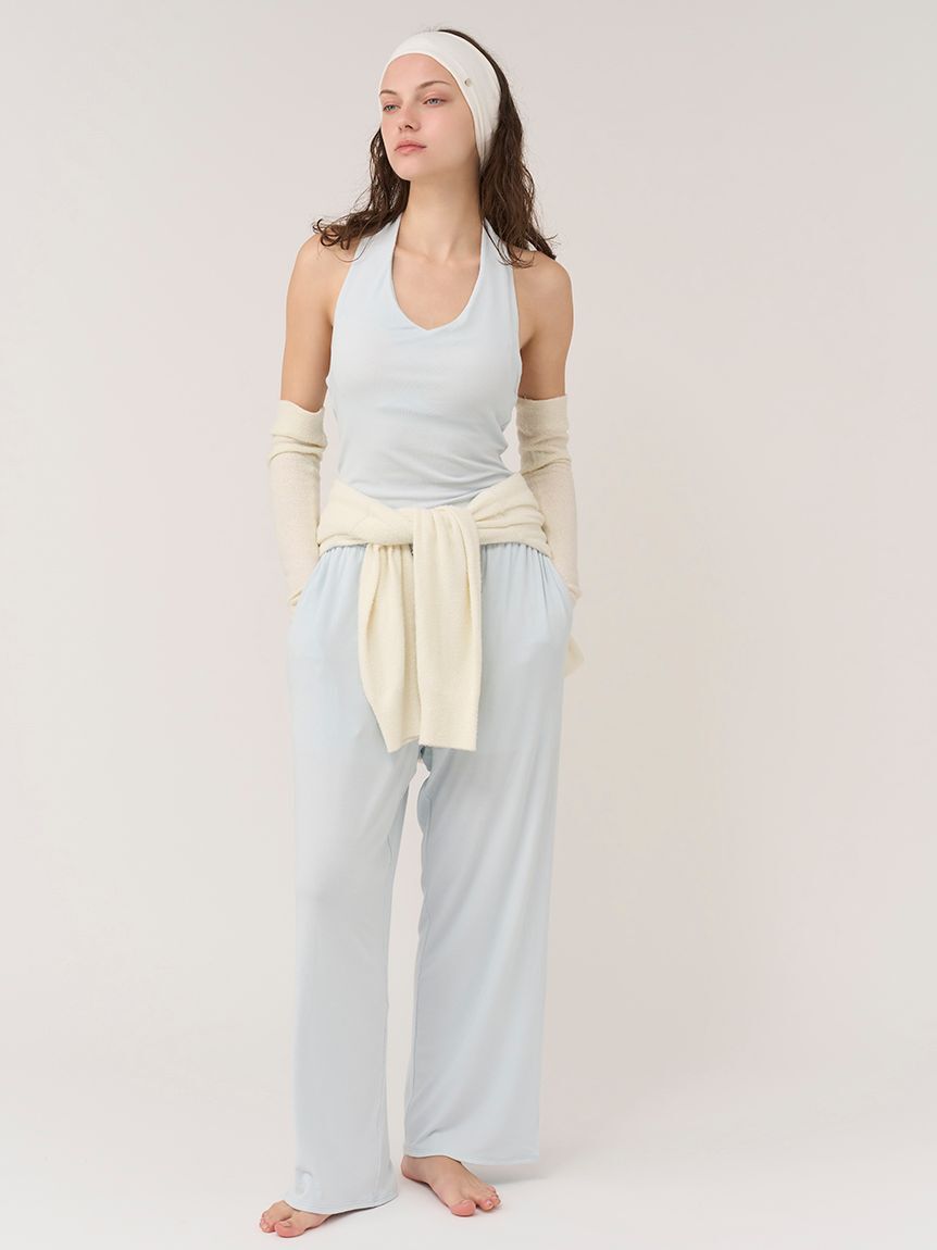 SNIDEL HOME「シルク混カットロングパンツ」|ルームウェア|LBLU